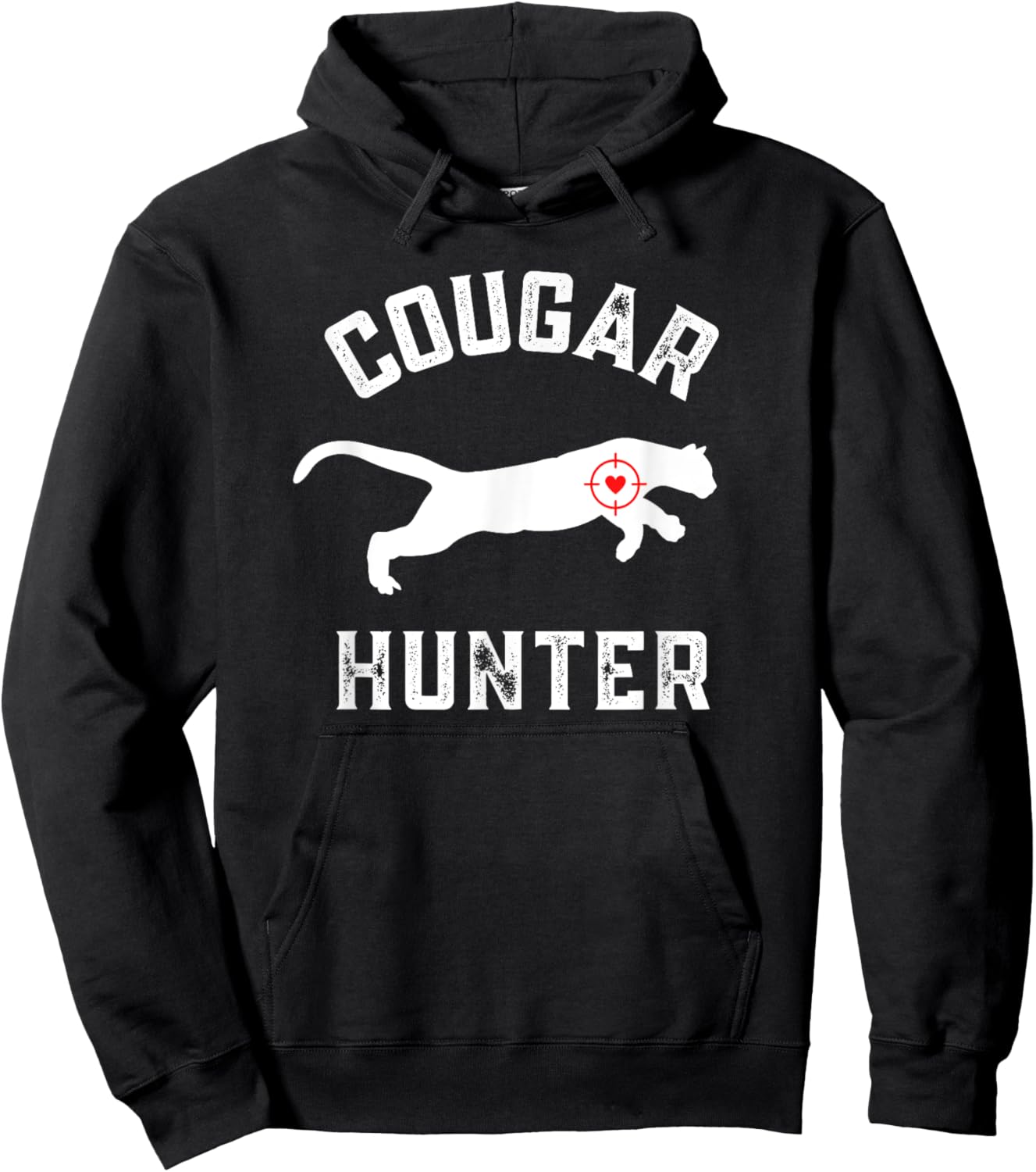 Funny MILF Lover Funny Cougar Hunter Adult MILF Hunting Hoodie - Hoodie | Black