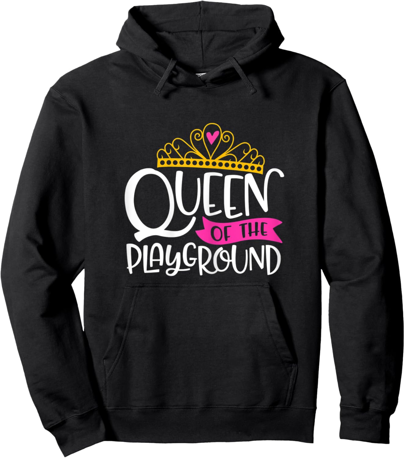 Teacher Student Pupil Queen Of The Playground Women Kids Hoodie - Hoodie | Black