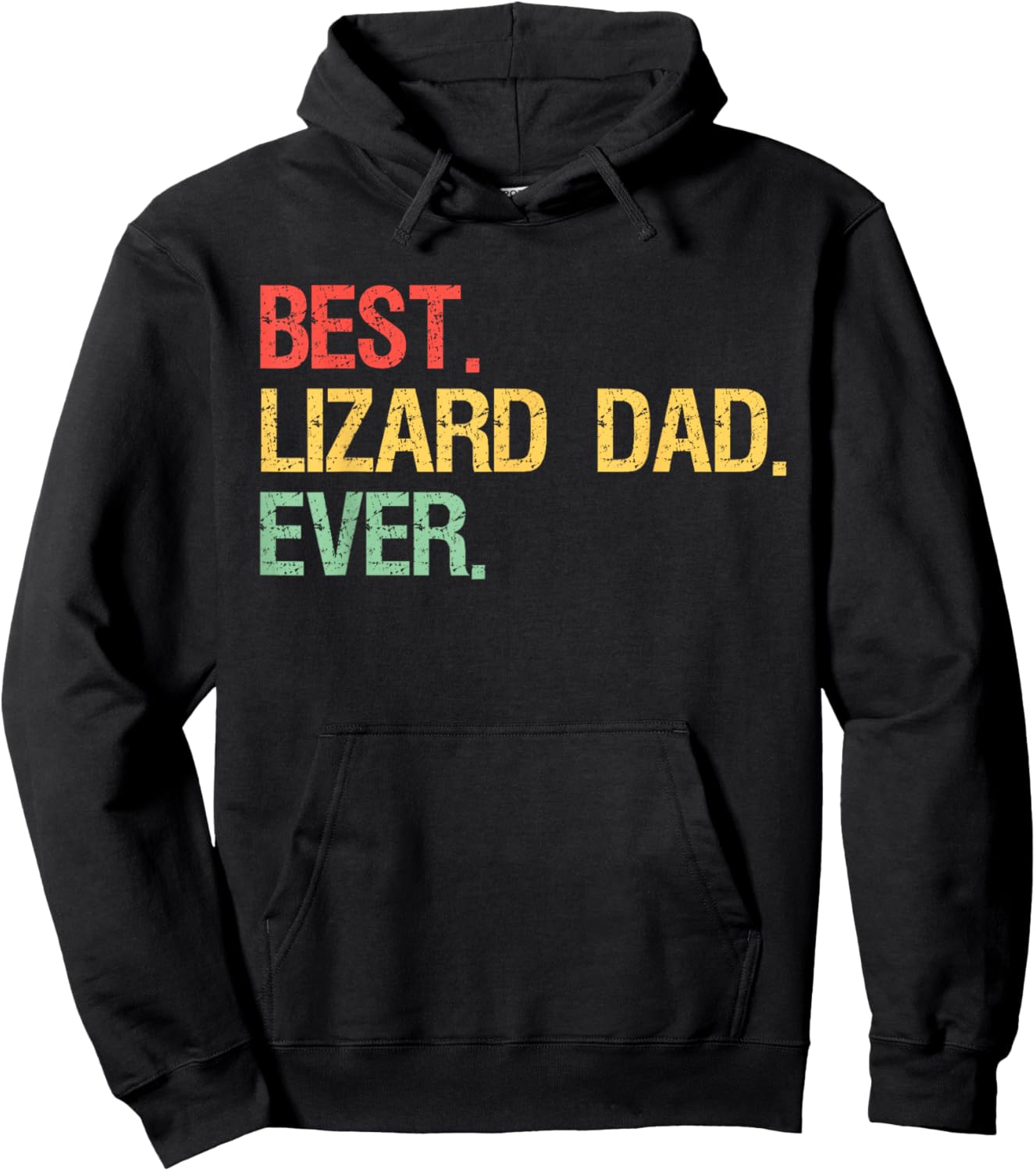 Best Lizard Dad Ever Hoodie - Hoodie | Black