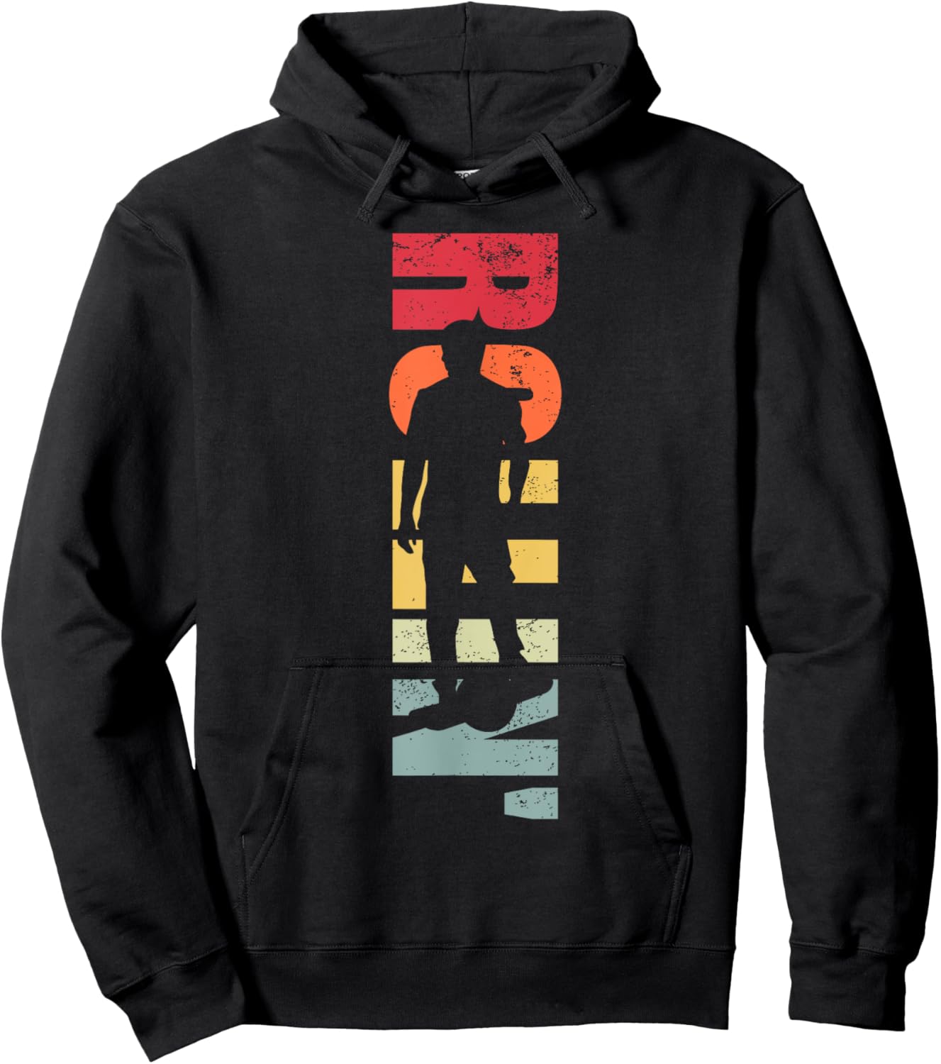 Rollin One Wheel Electric Skateboard Float Women Kid Hoodie - Hoodie | Black