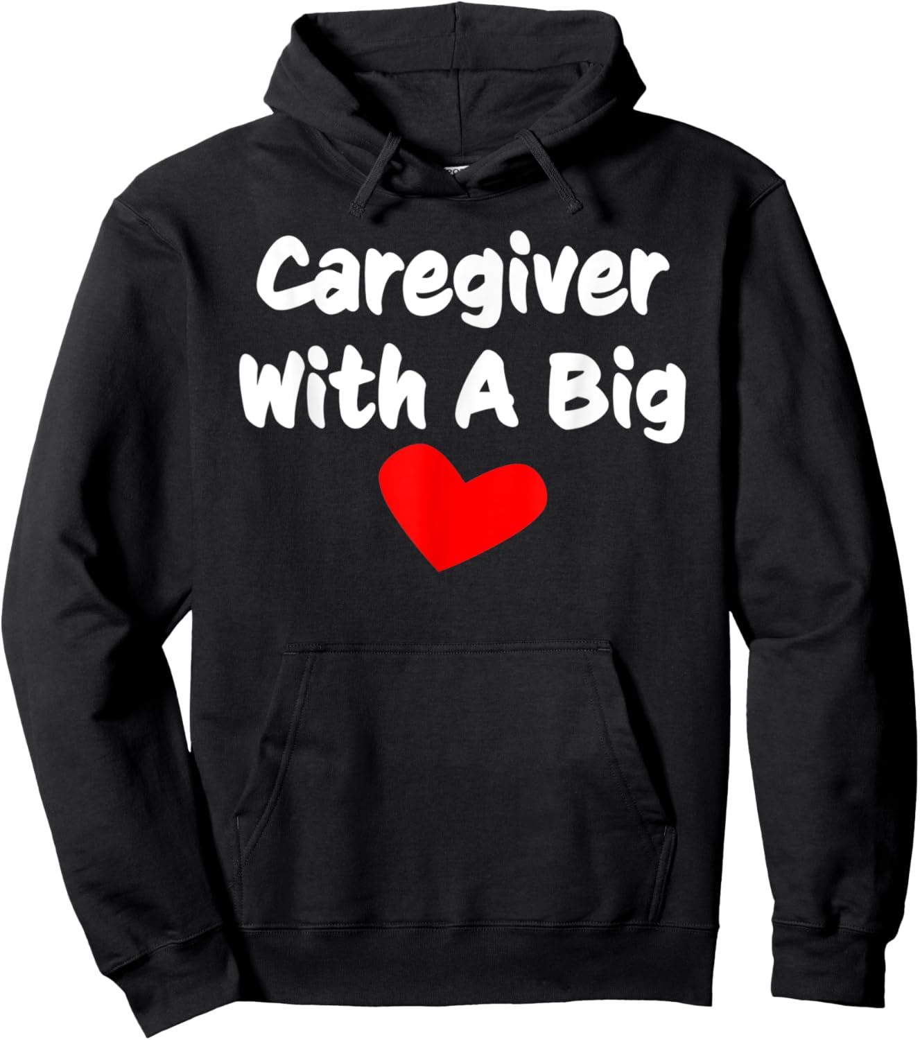 Caregiver Care Taker Gift Women Men Graphic Novelty Hoodie - Hoodie | Black