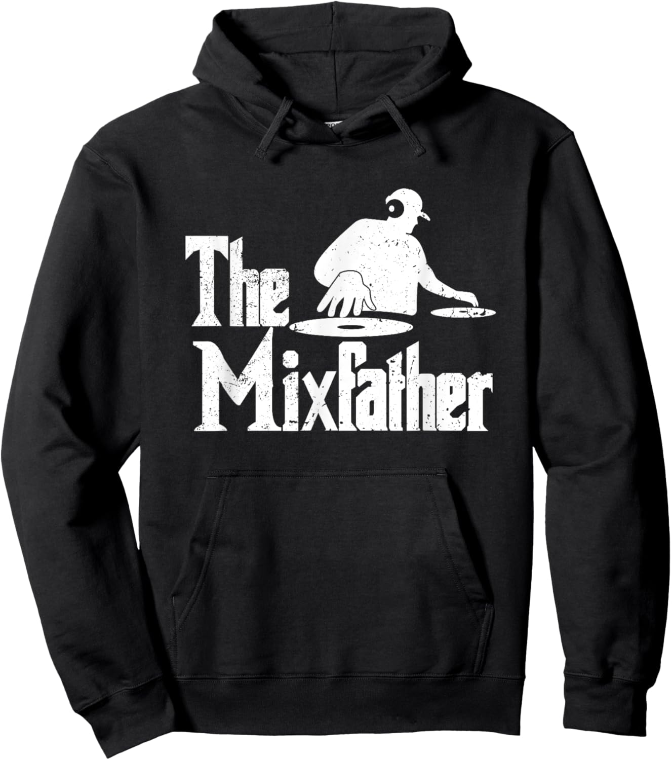 Mixfather DJ Deejay Festival Clubbing Party EDM House Music Hoodie - Hoodie | Black