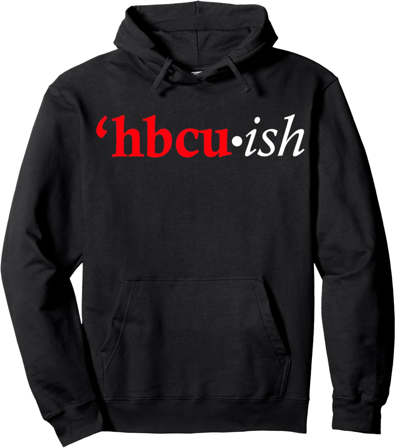 Red HBCU-ish Hoodie - Hoodie | Black