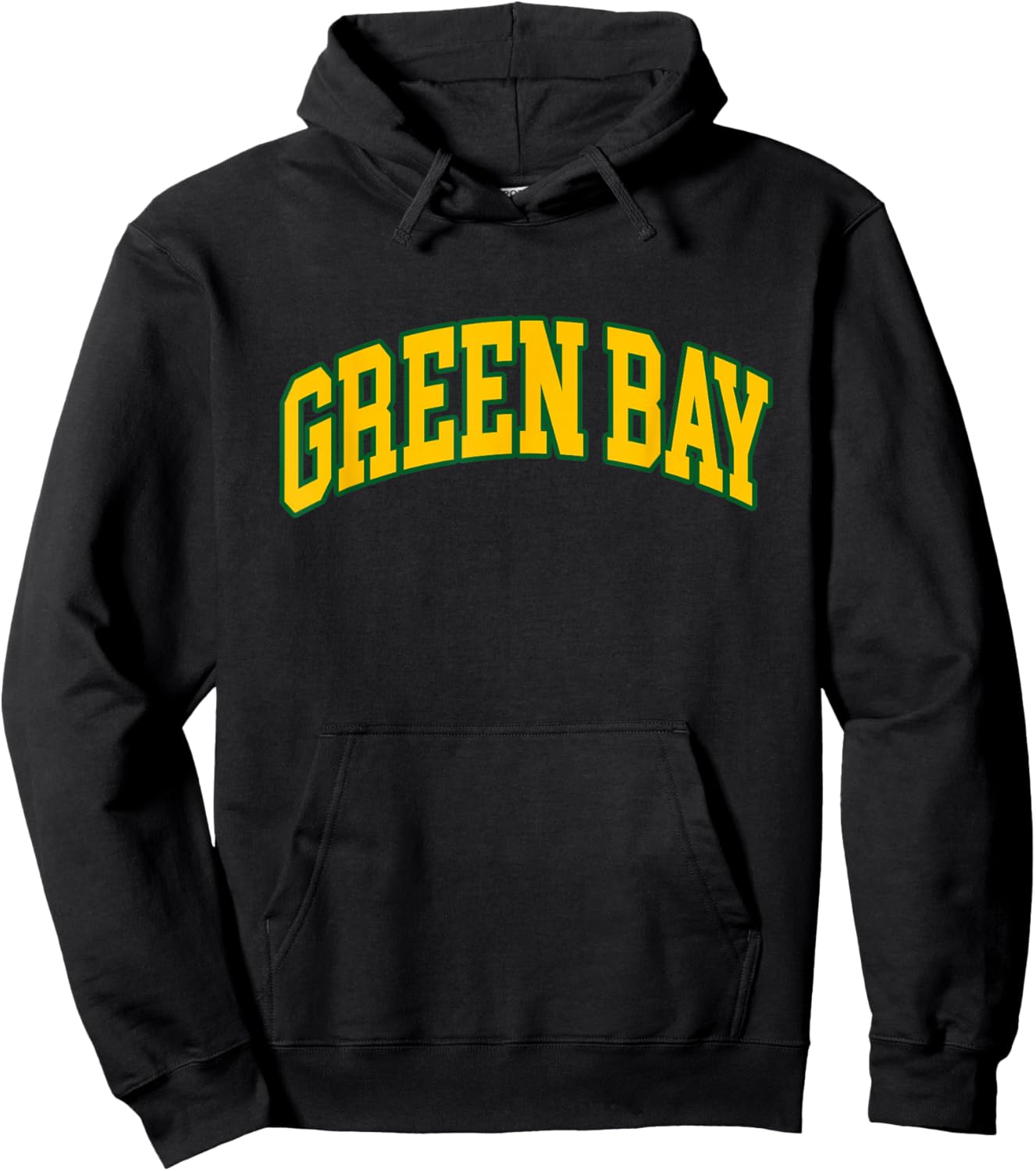 Green Bay - Throwback Design - Classic Hoodie - Hoodie | Black