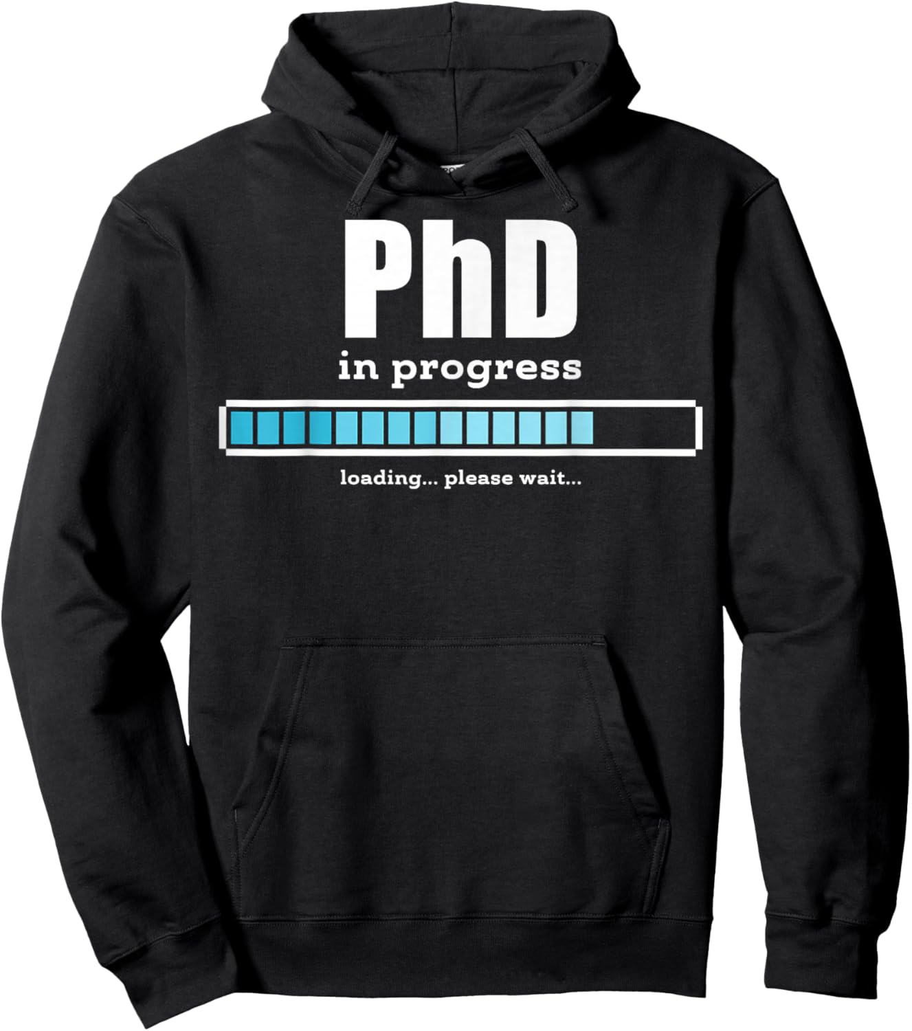 Future PhD Medical Doctor in Progress Bar Student Graduation Hoodie - Hoodie | Black
