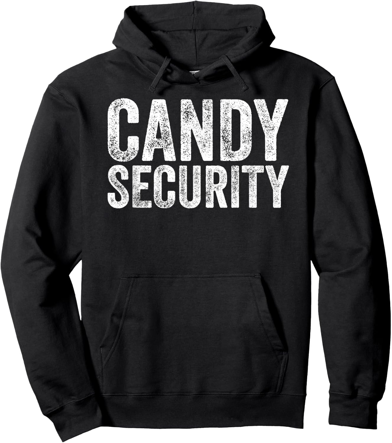 Funny Candy Security Halloween Costume Parents Hoodie - Hoodie | Black