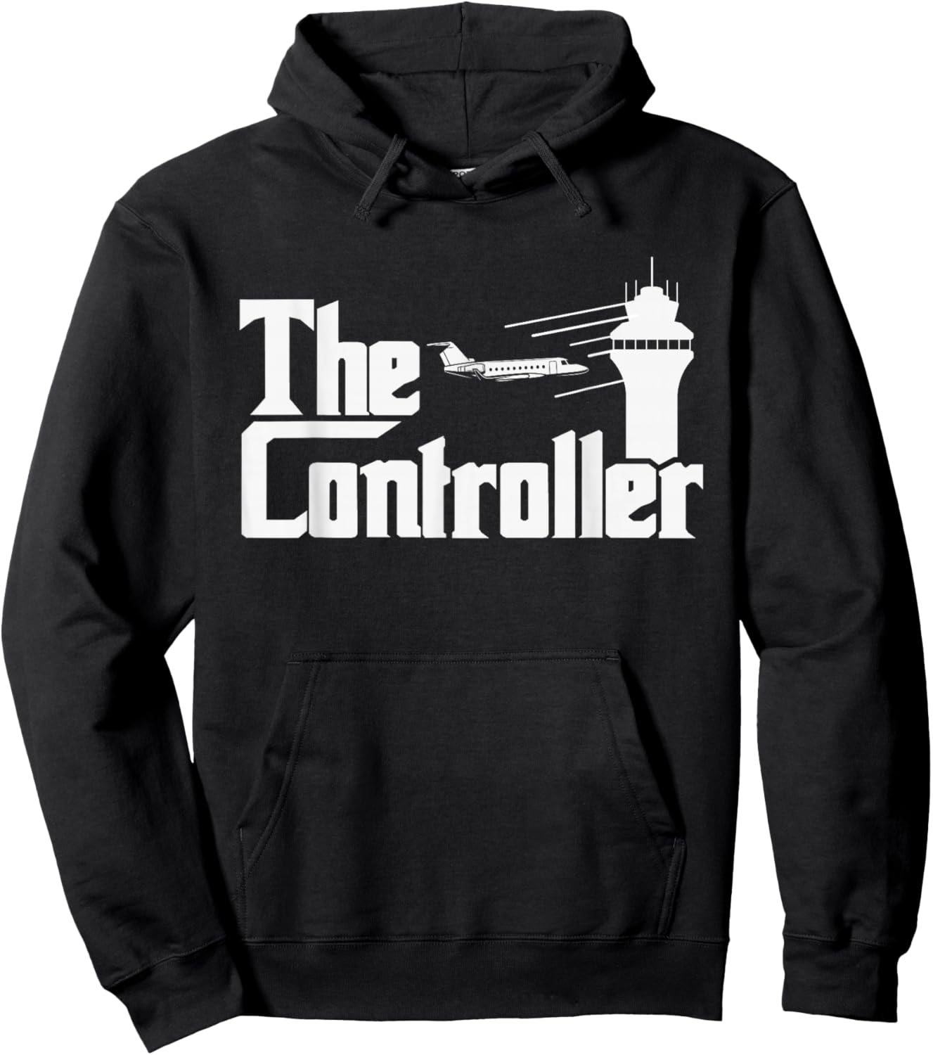 The Controller - Air Traffic Control Aircraft ATC Airfield Hoodie - Hoodie | Black