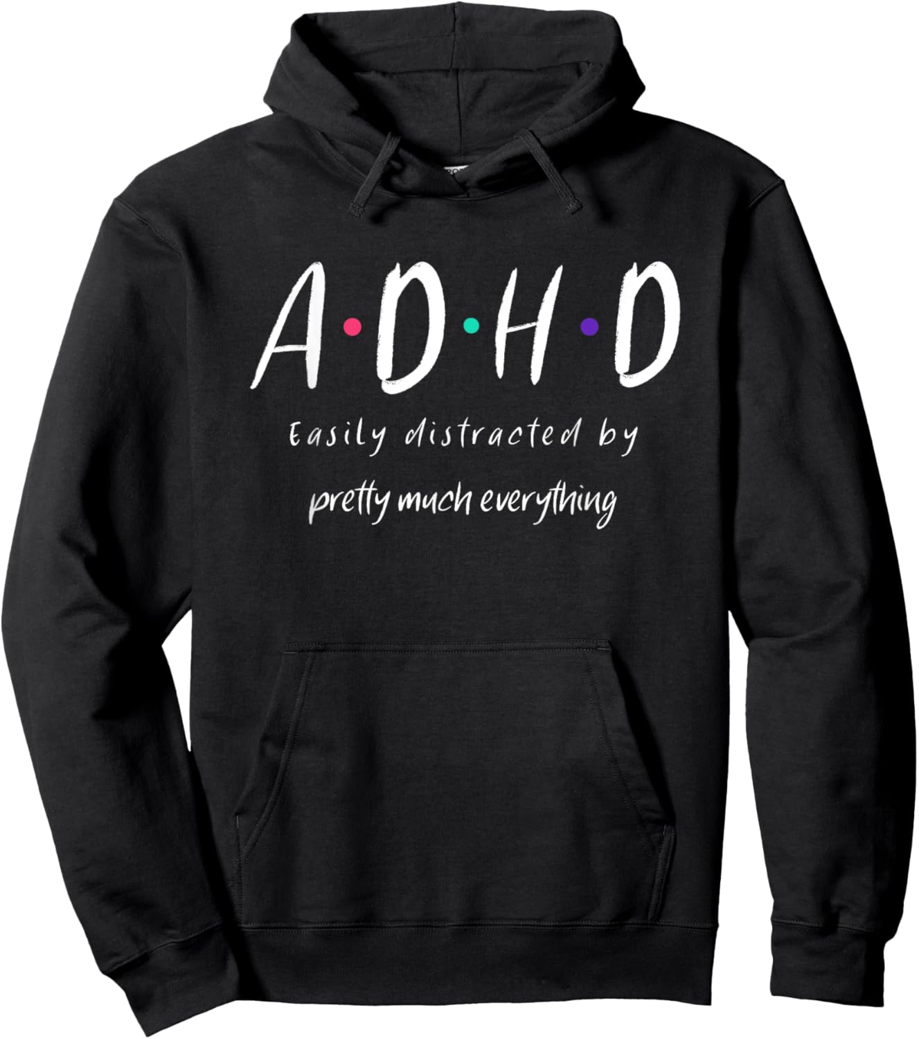 ADHD Awareness Design Hoodie - Hoodie | Black