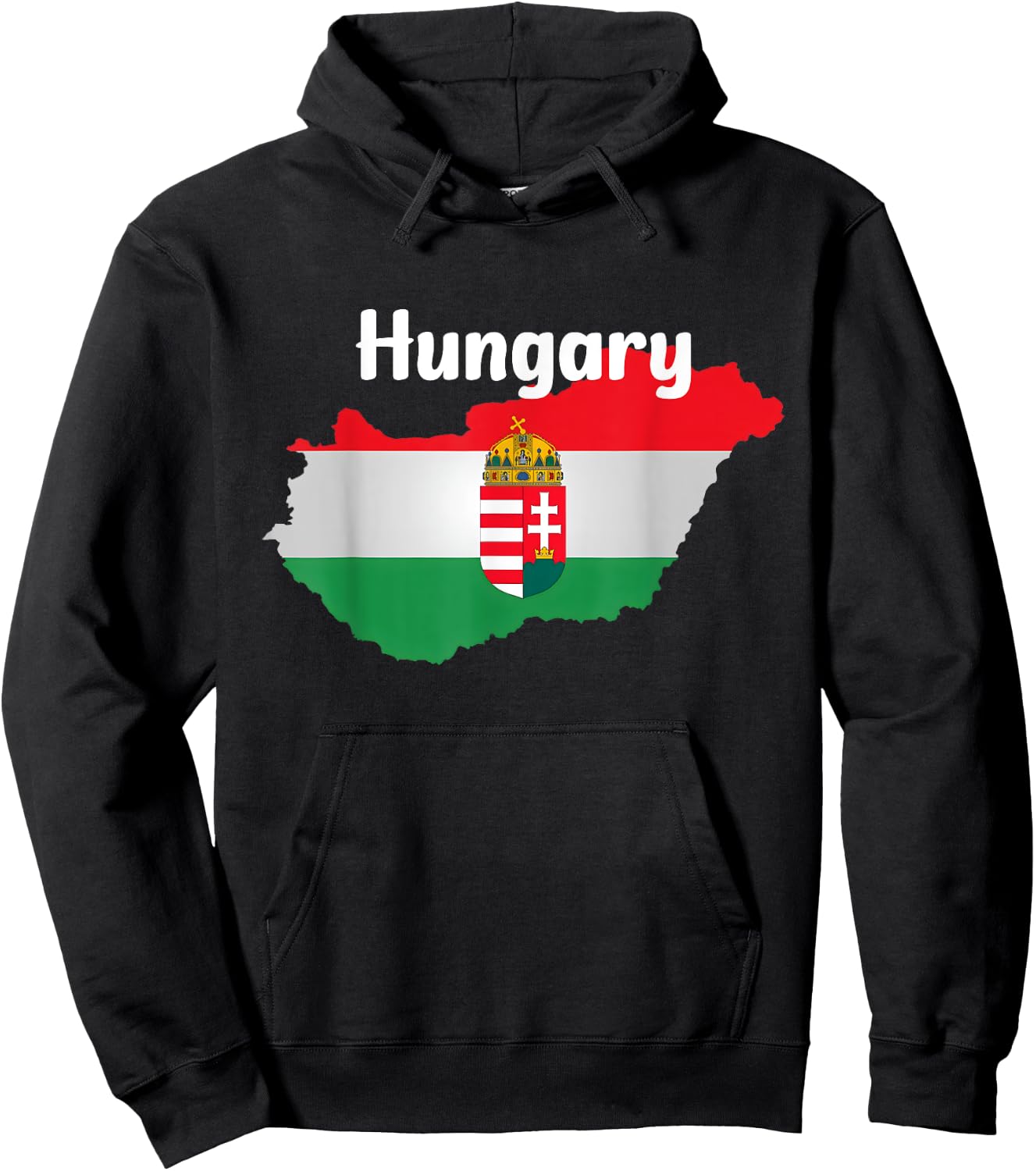 Hungary , Hungarian maps, Hungary flag shirt Hoodie - Hoodie | Black