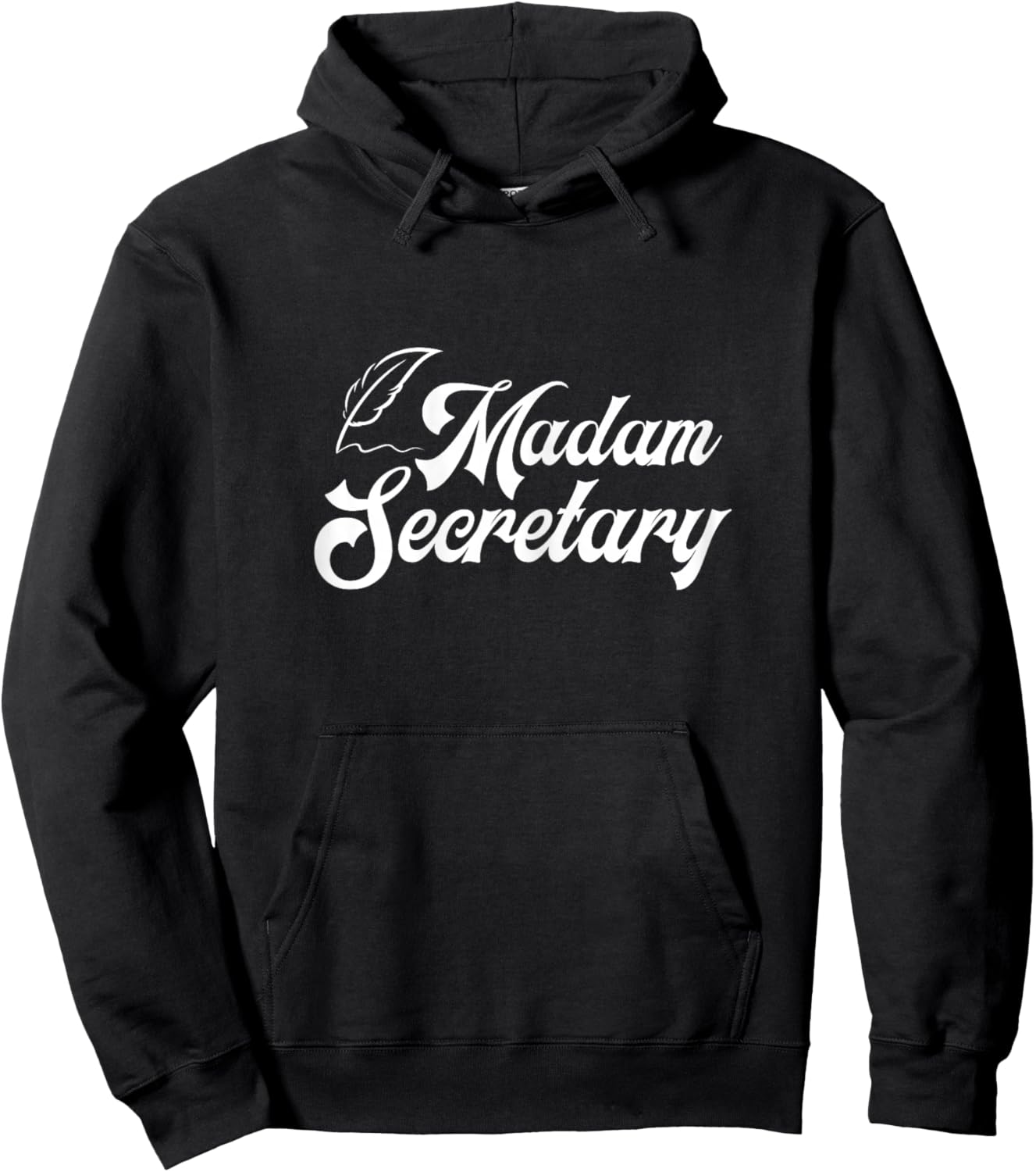 Clerk Business Administration Office Humor Gift Madam Secretary Assistant Chaos Coordinator Receptionist Hoodie - Hoodie | Black