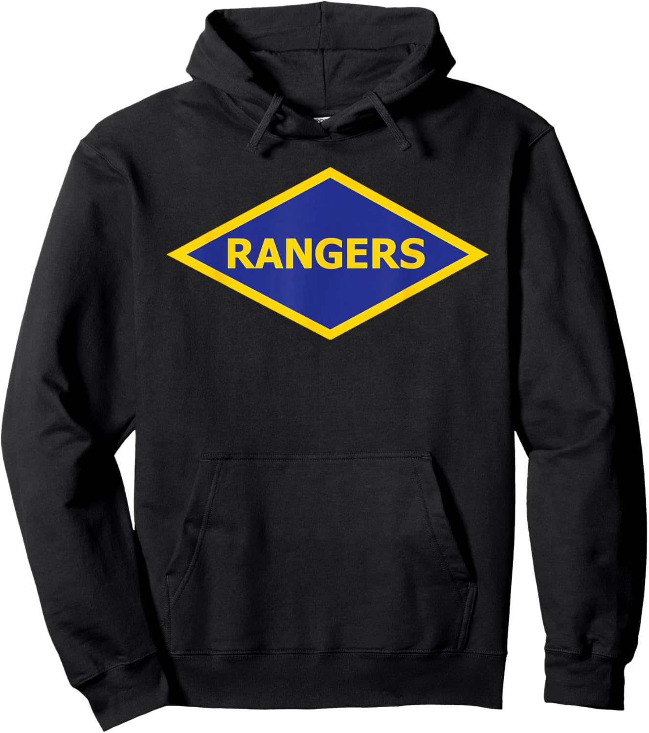 Army Ranger WW2 Diamond Hoodie - Hoodie | Black