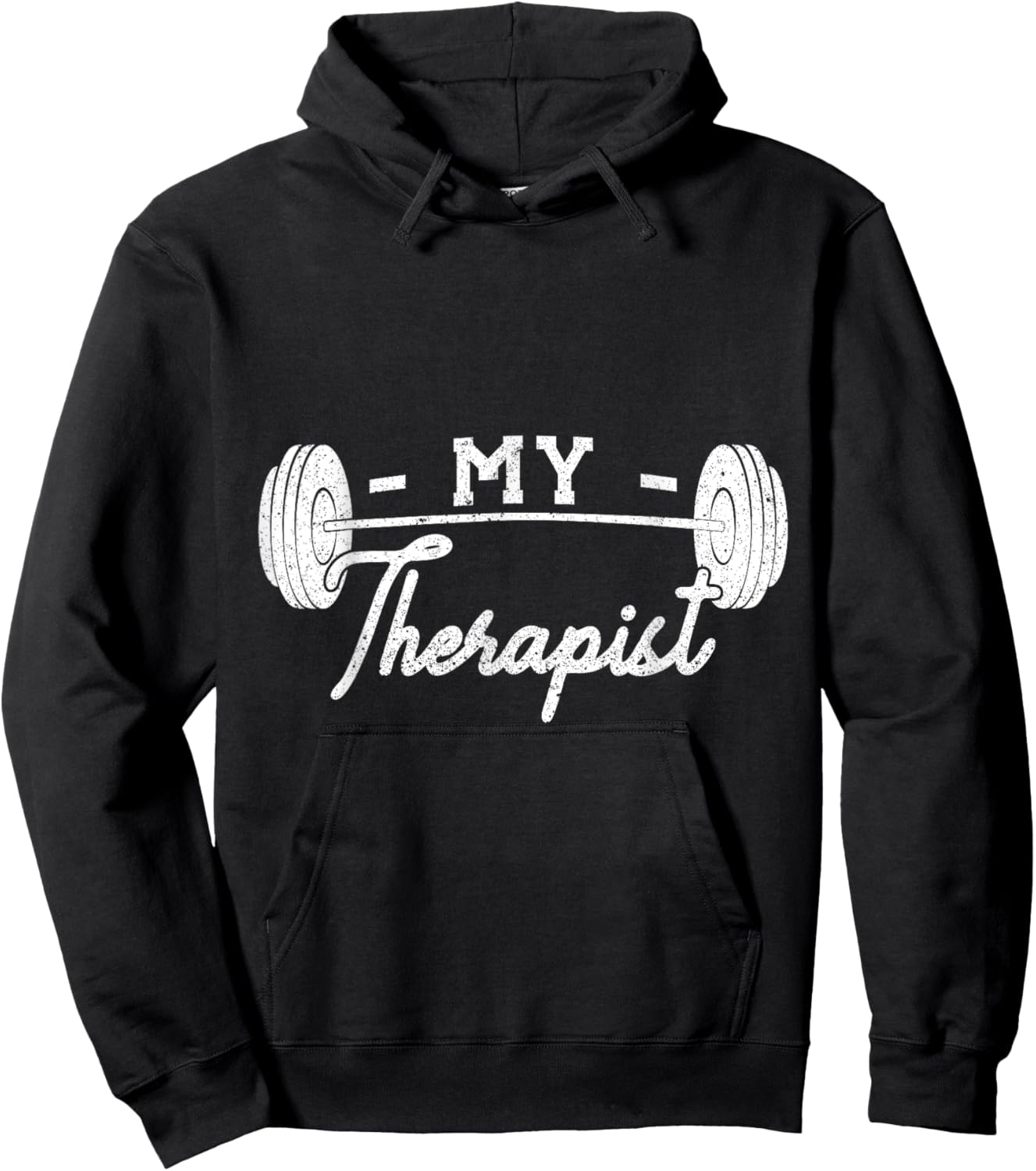 My Therapist Weight Lifting Workout Hoodie - Hoodie | Black