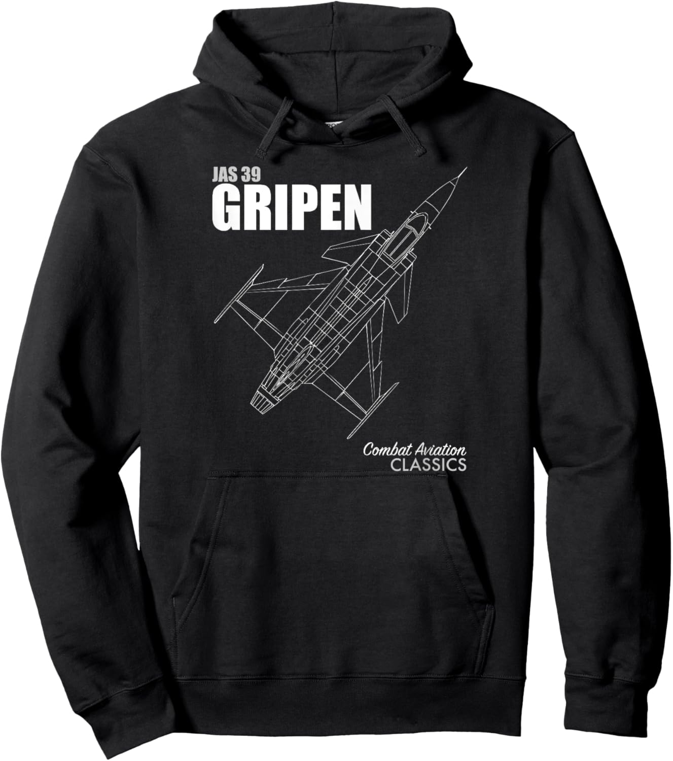 JAS 39 Gripen Hoodie - Hoodie | Black