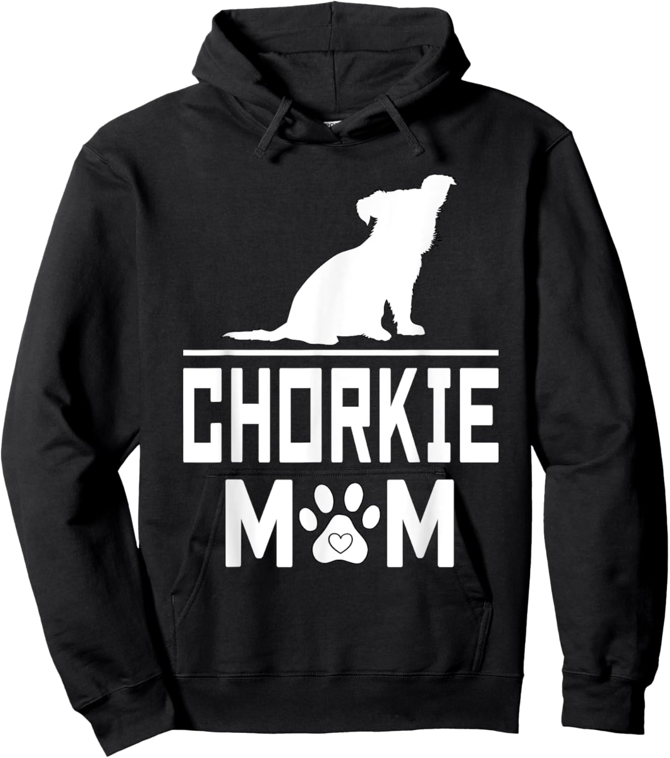 Chorkie Mom Hoodie - Hoodie | Black