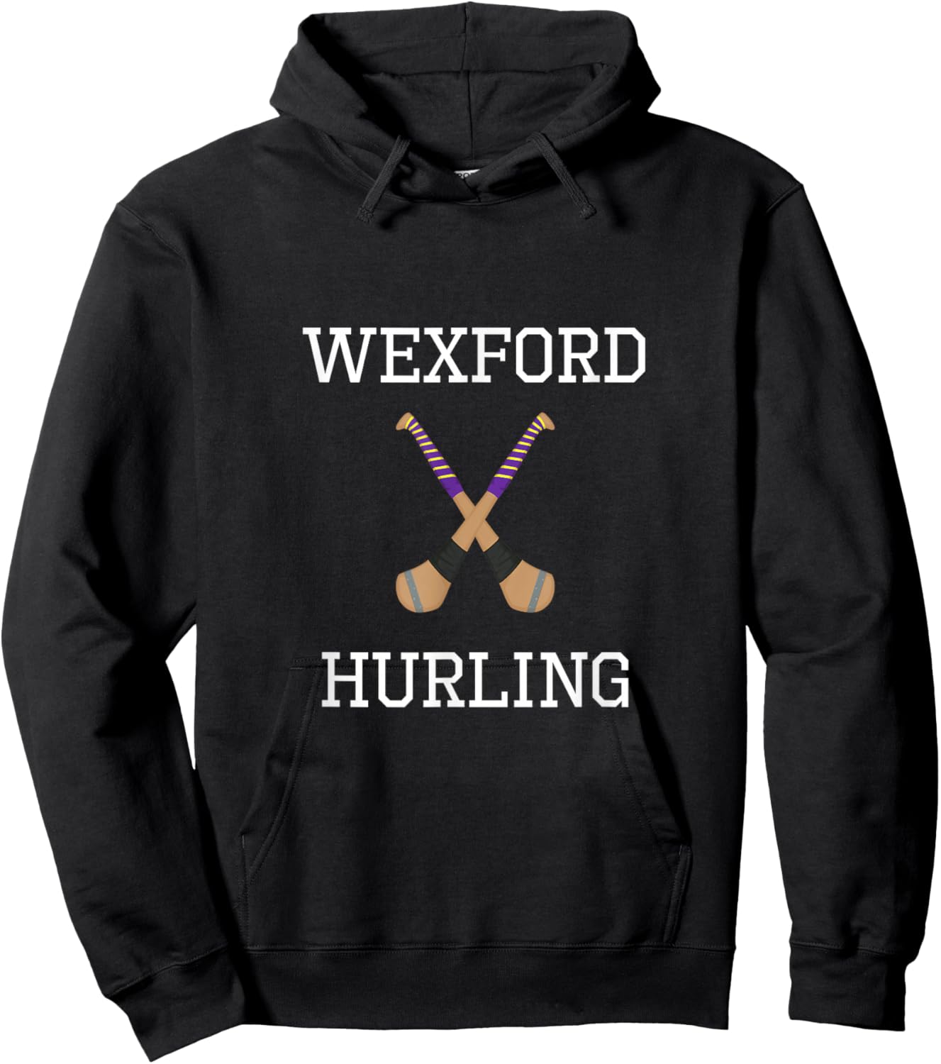Wexford Hurling Irish County Ireland Hurling Hoodie - Hoodie | Black