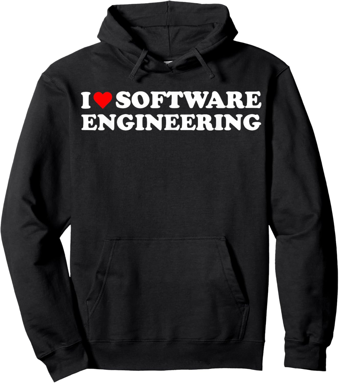 I heart Software Engineering I love Software Engineer Hoodie - Hoodie | Black