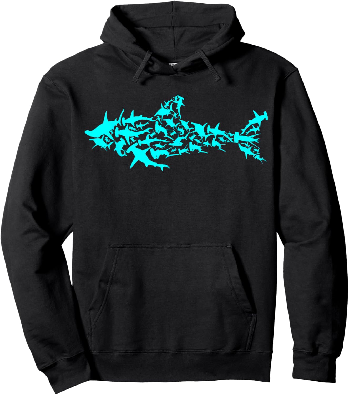 Shark Fish - Hammerhead Shark Lover Sharks - Shark Hoodie - Hoodie | Black