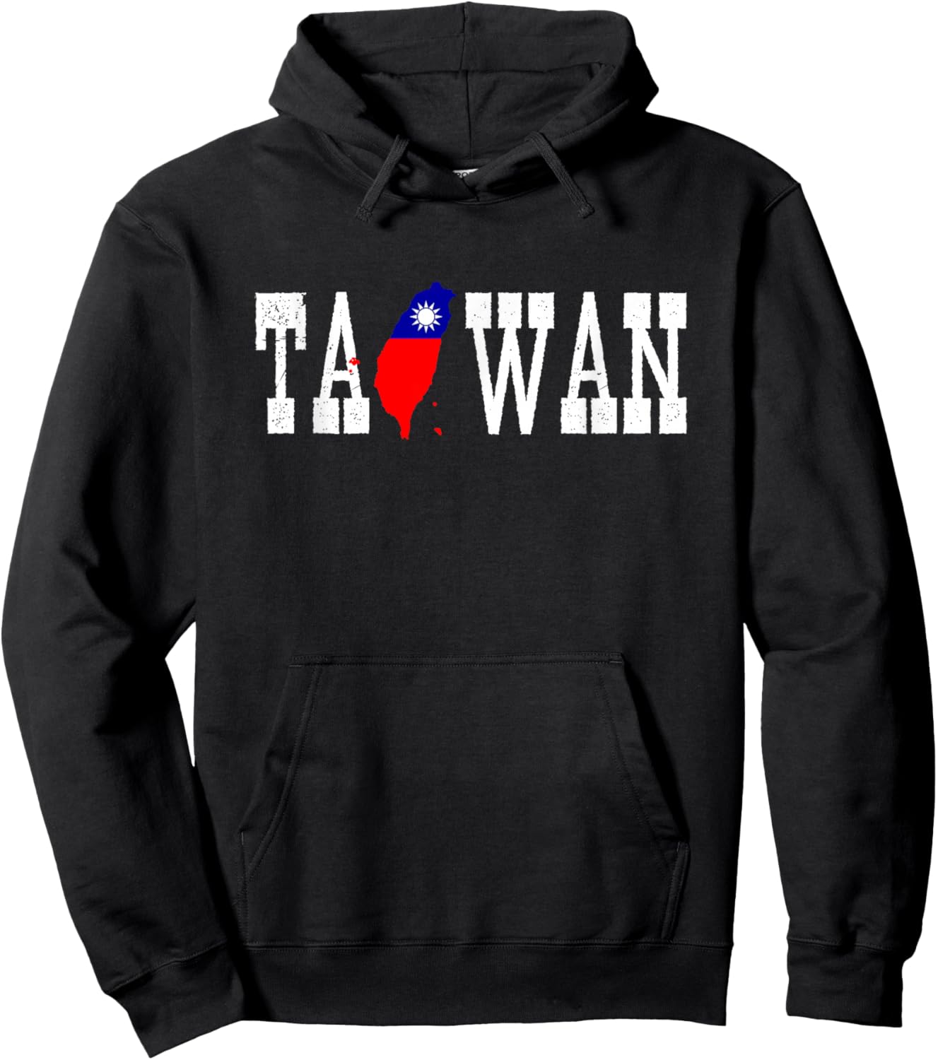 Taiwan Jersey for Love Taiwan Flag Silhouette Taiwanese Hoodie - Hoodie | Black