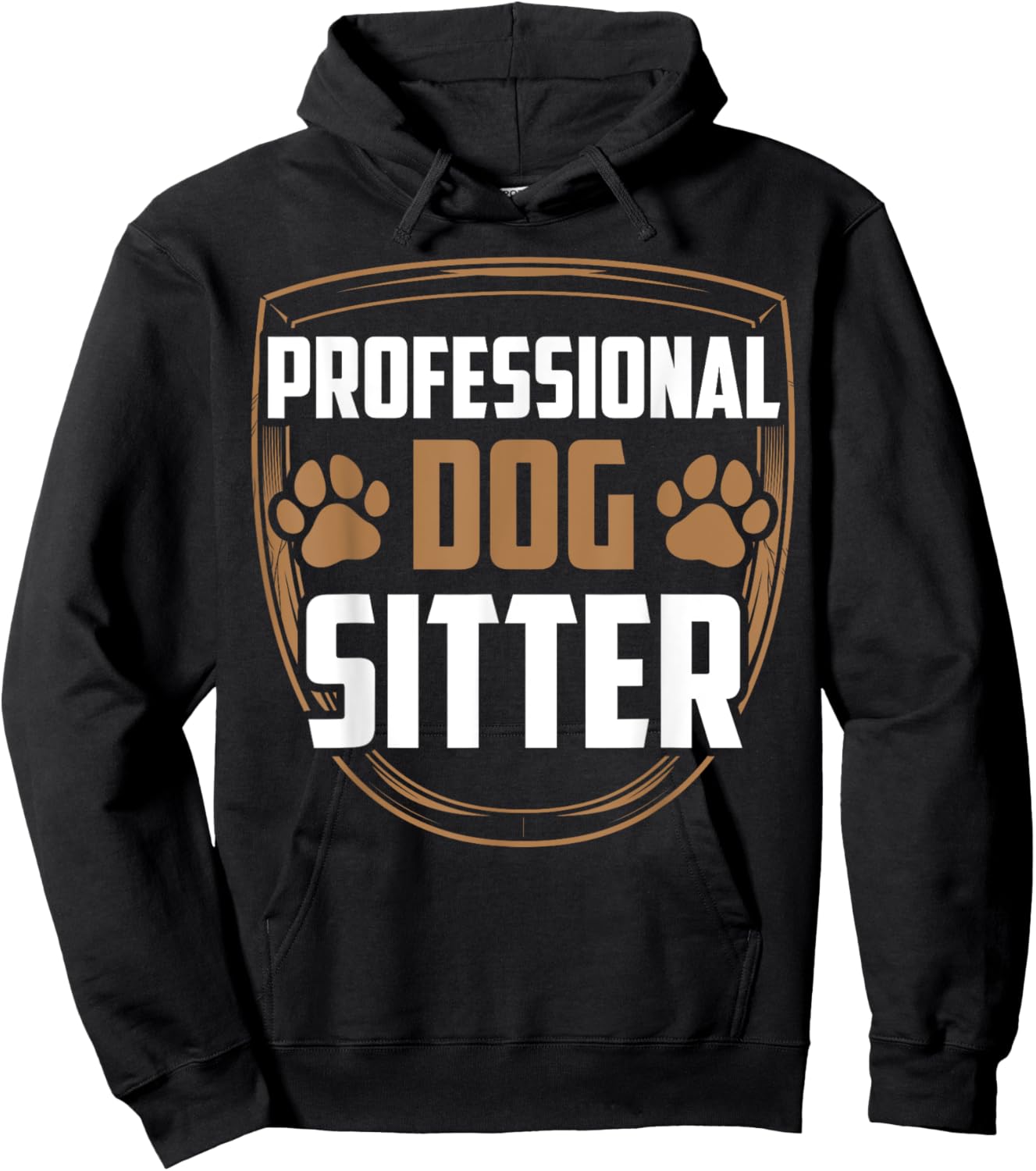 Professional Dog Sitter Dogs Dog Sitting Puppy Job Hoodie - Hoodie | Black