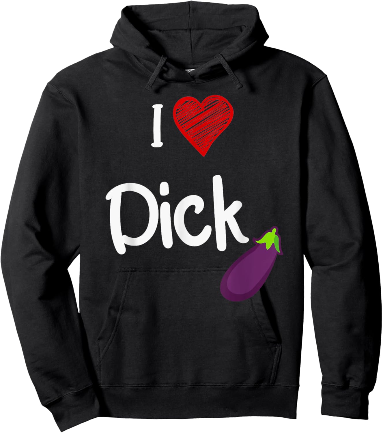 Cool Gay Pride Quote I Love Dick Funny Gay Pride Hoodie - Hoodie | Black