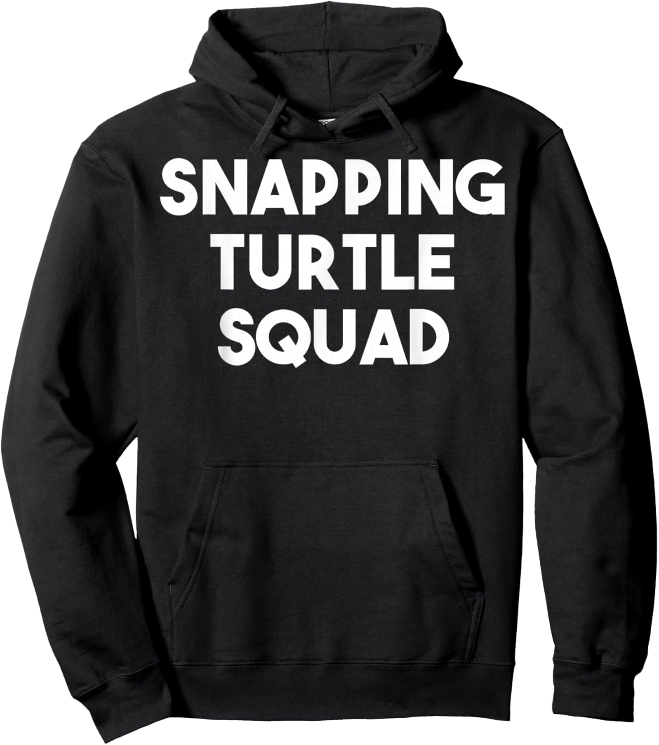Snapping Turtle Squad - Funny Snapping Turtle Lover Hoodie - Hoodie | Black