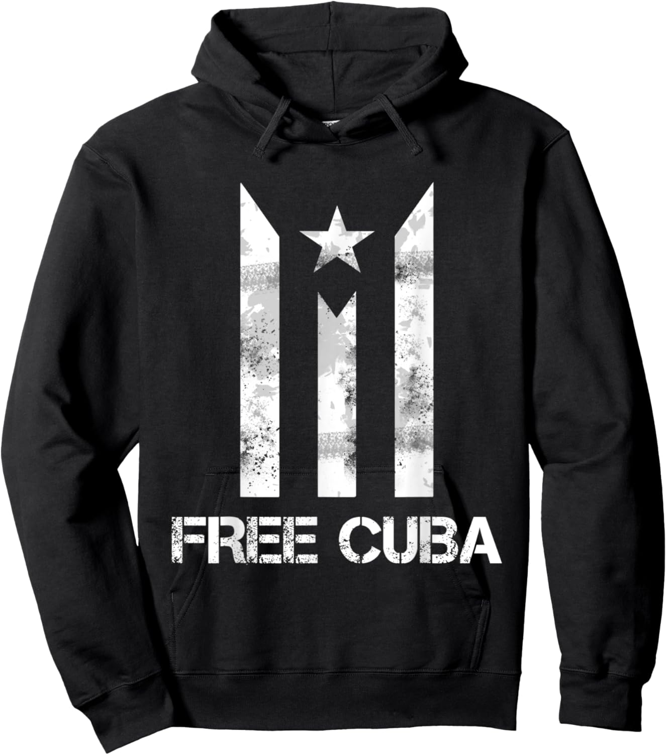 Free Cuba Libre Cuba Flag Bandera Cubana Cuban Protest Gift Hoodie - Hoodie | Black