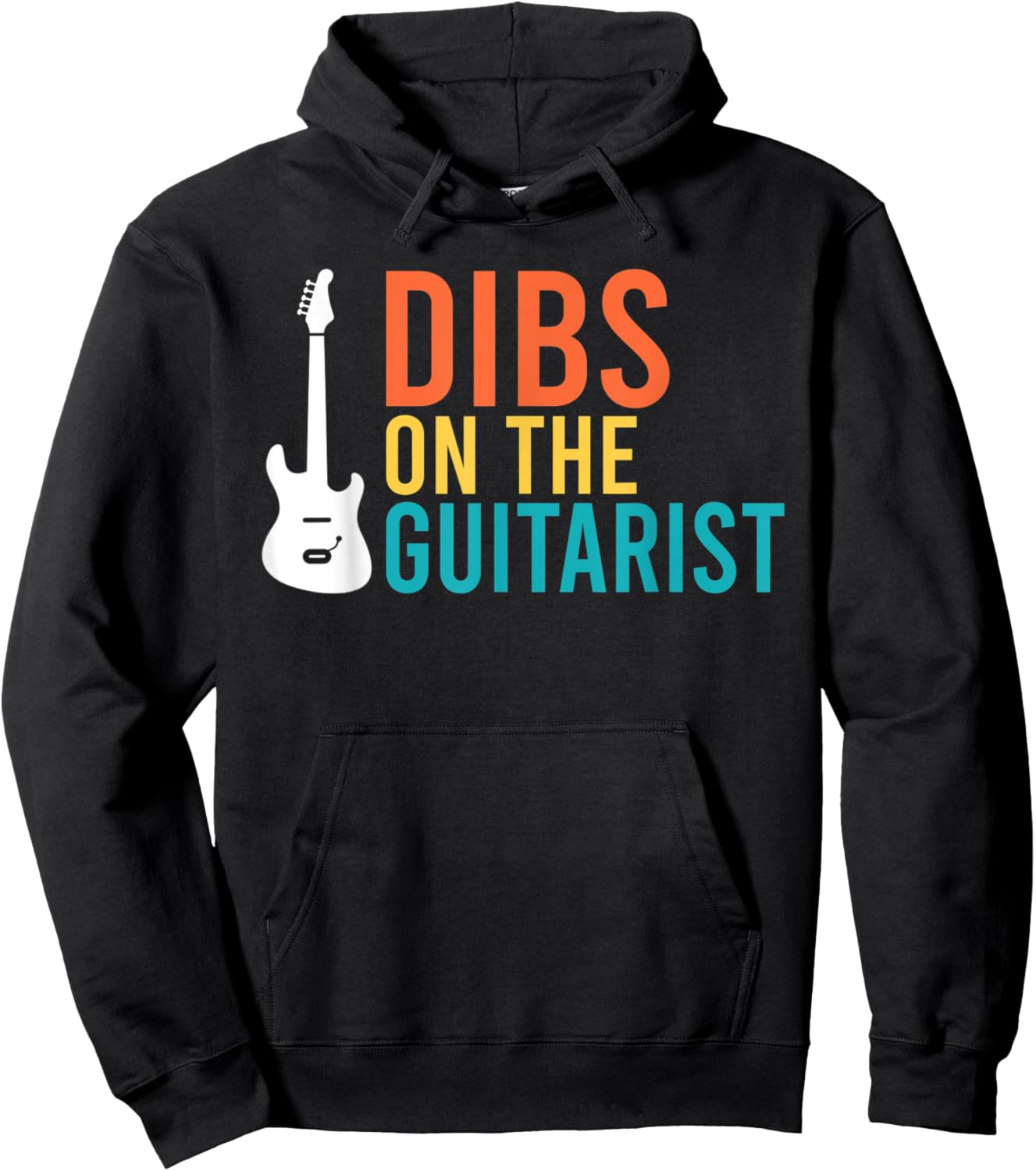 Dibs on the Guitarist Music Instrument Guitar Player Hoodie - Hoodie | Black