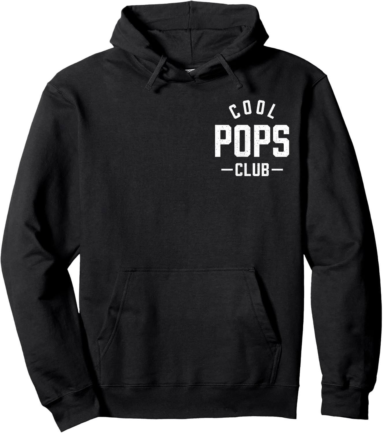 Pocket Cool Pops Club Best Pops Ever Retro Father's Day Hoodie - Hoodie | Black