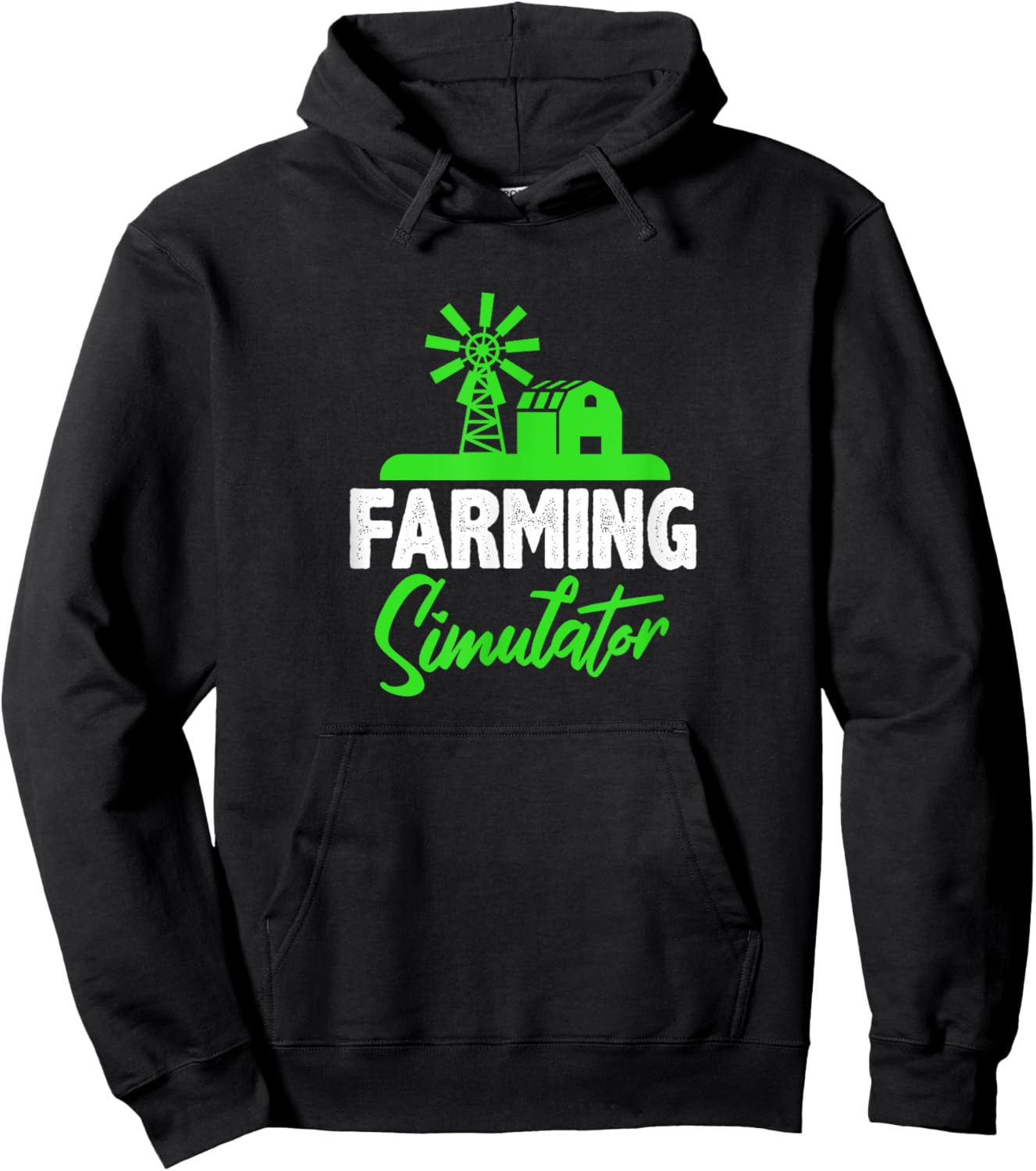 Farming Simulator Farmer Agriculture Hoodie - Hoodie | Black