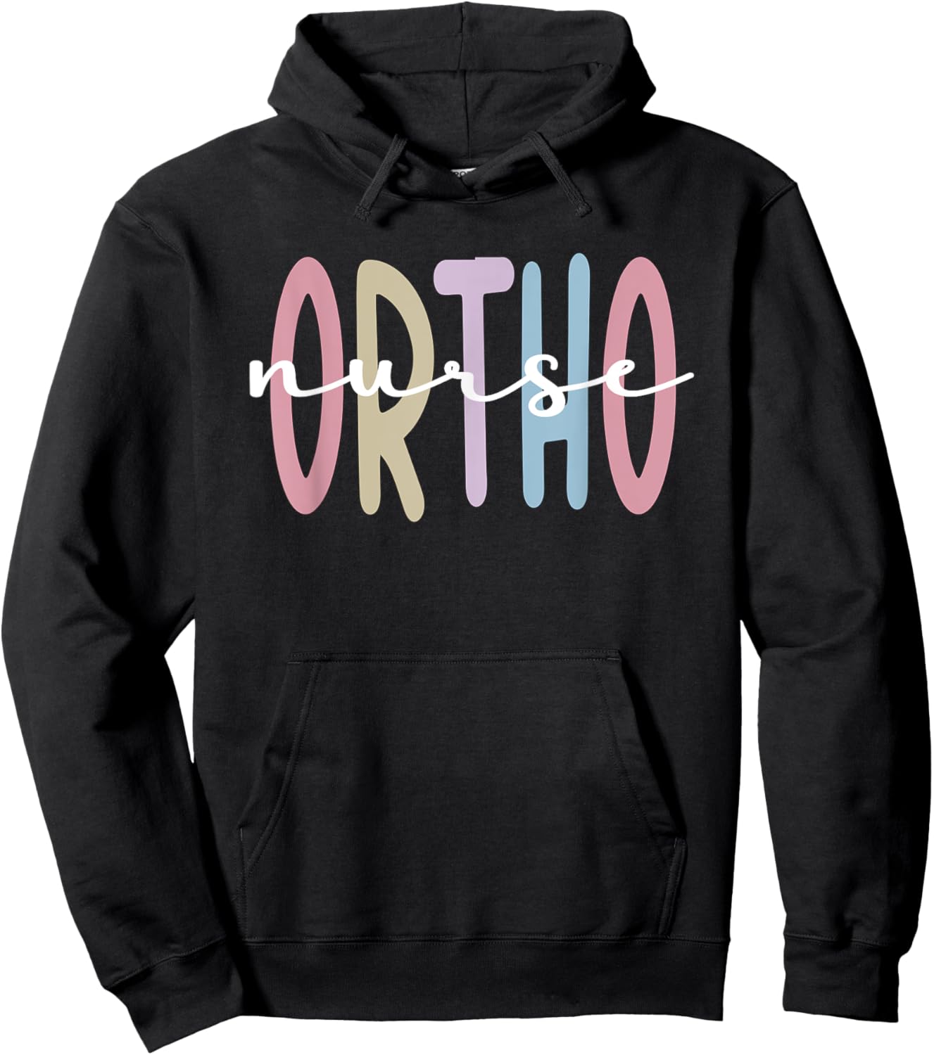 Ortho Nurse Appreciation Orthopedic Nurse Ortho Nursing Hoodie - Hoodie | Black