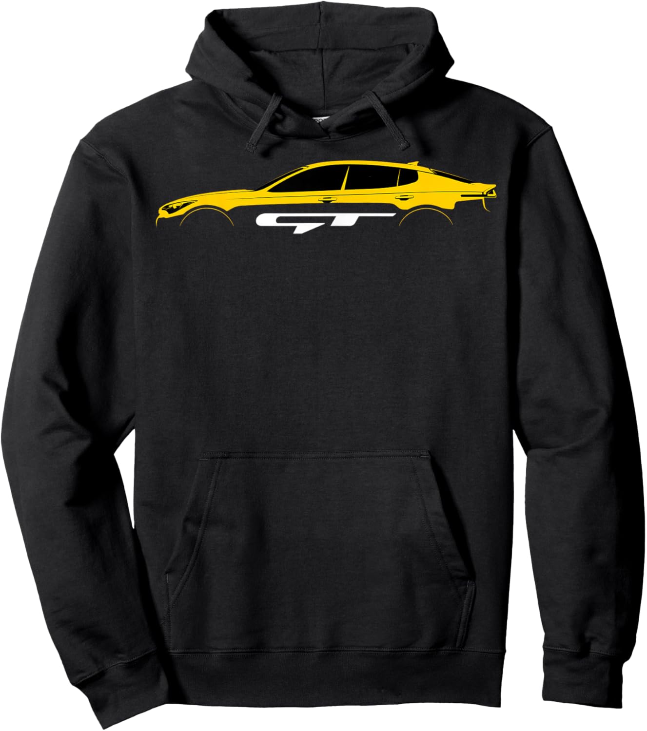 Stinger GT KDM Yellow Silhouette Hoodie - Hoodie | Black