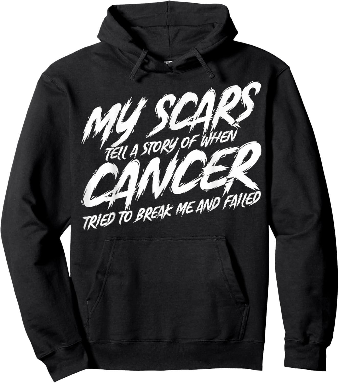 Cancer Survivors My Scars Tell A Story Cancer Patients Hoodie - Hoodie | Black
