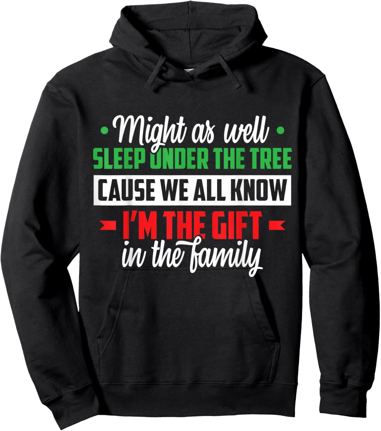 Christmas Humor Men Women Favorite Person Funny Christmas Hoodie - Hoodie | Black