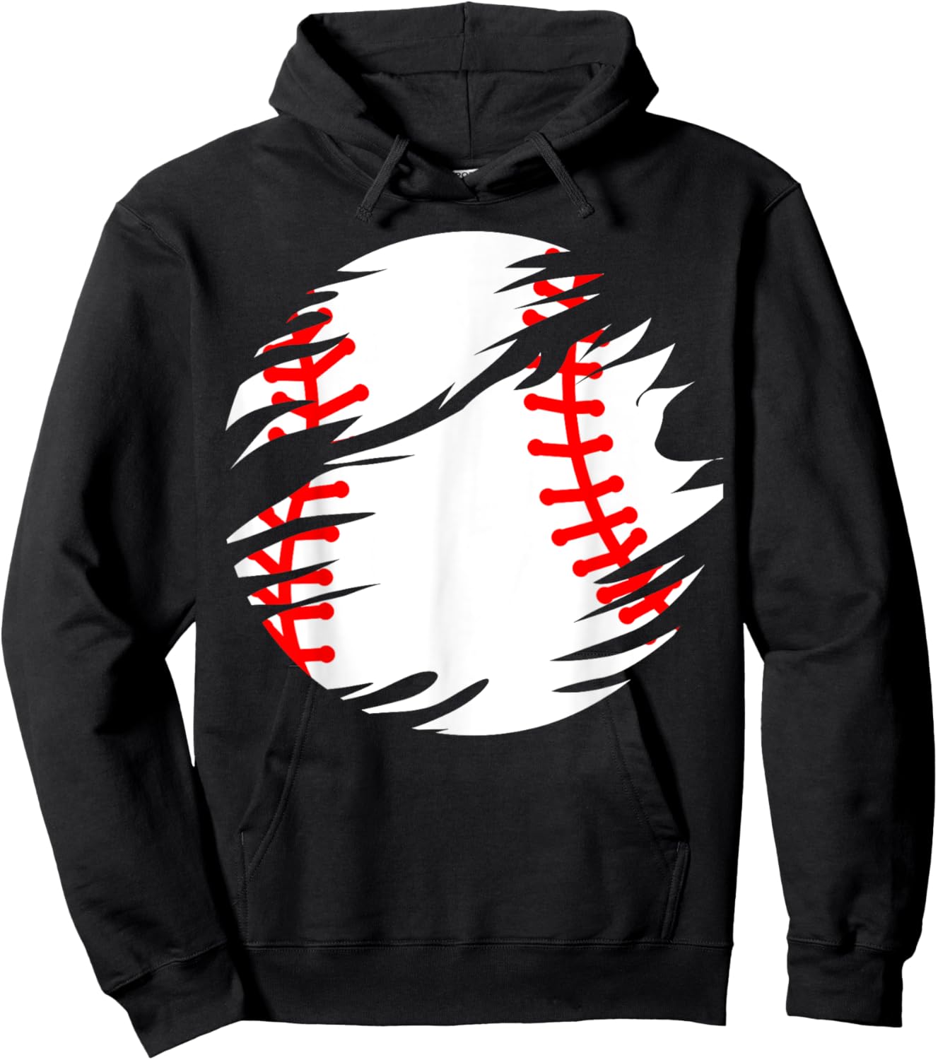 Baseball Lover Pitcher Catcher Team Ball Sports Hoodie - Hoodie | Black