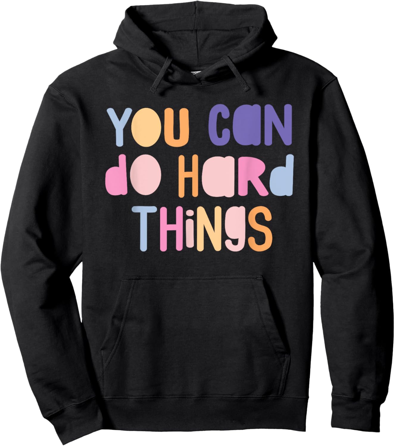 We Can Do Hard Things Teacher Back to School Hoodie - Hoodie | Black