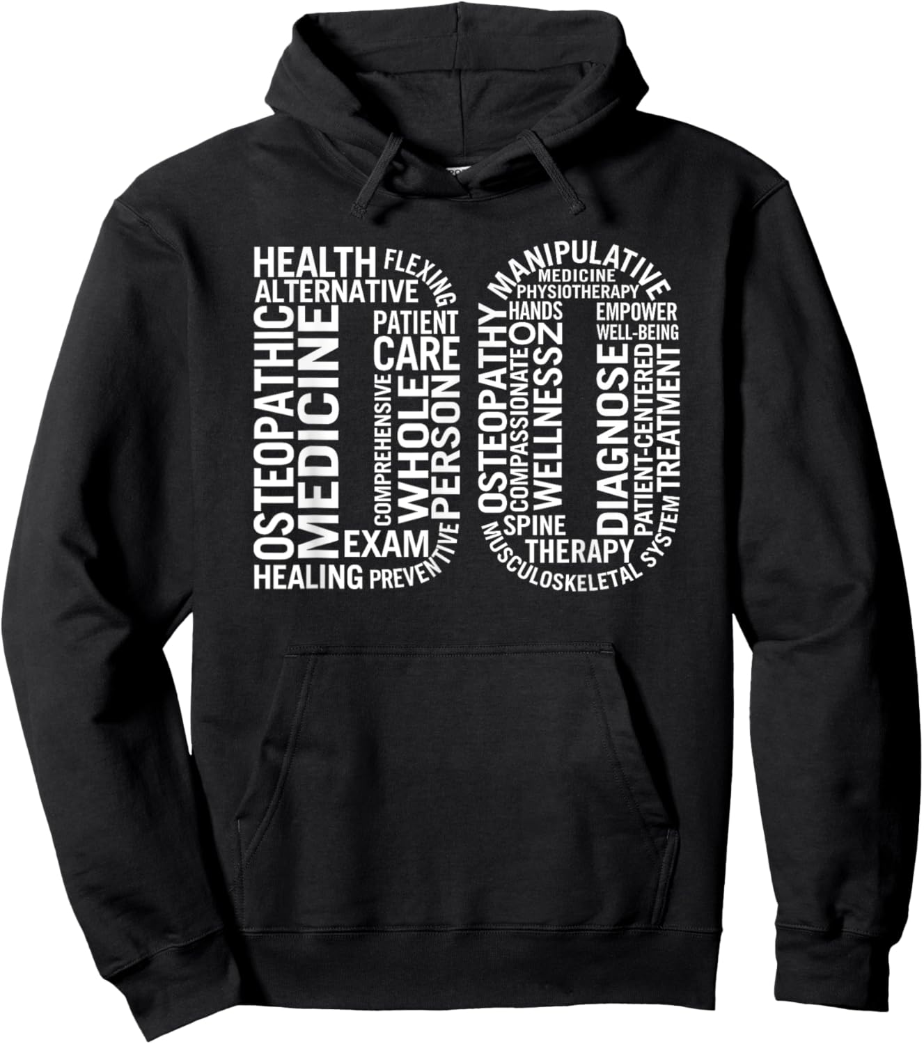 Doctor of Osteopathic Medicine DO Osteopathy Hoodie - Hoodie | Black