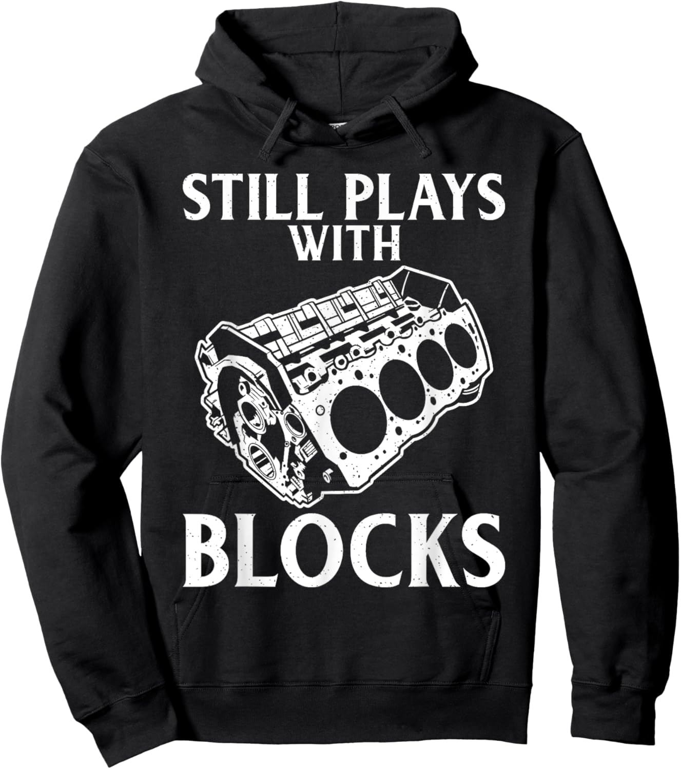 Still plays with Blocks Repair Mechanic Hoodie - Hoodie | Black