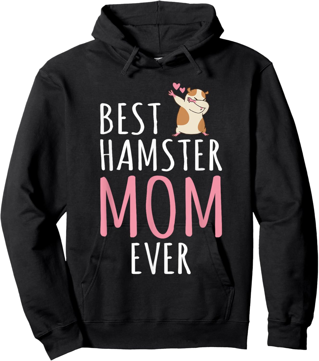 Best Hamster Mom Cute Hamster Owner Hoodie - Hoodie | Black