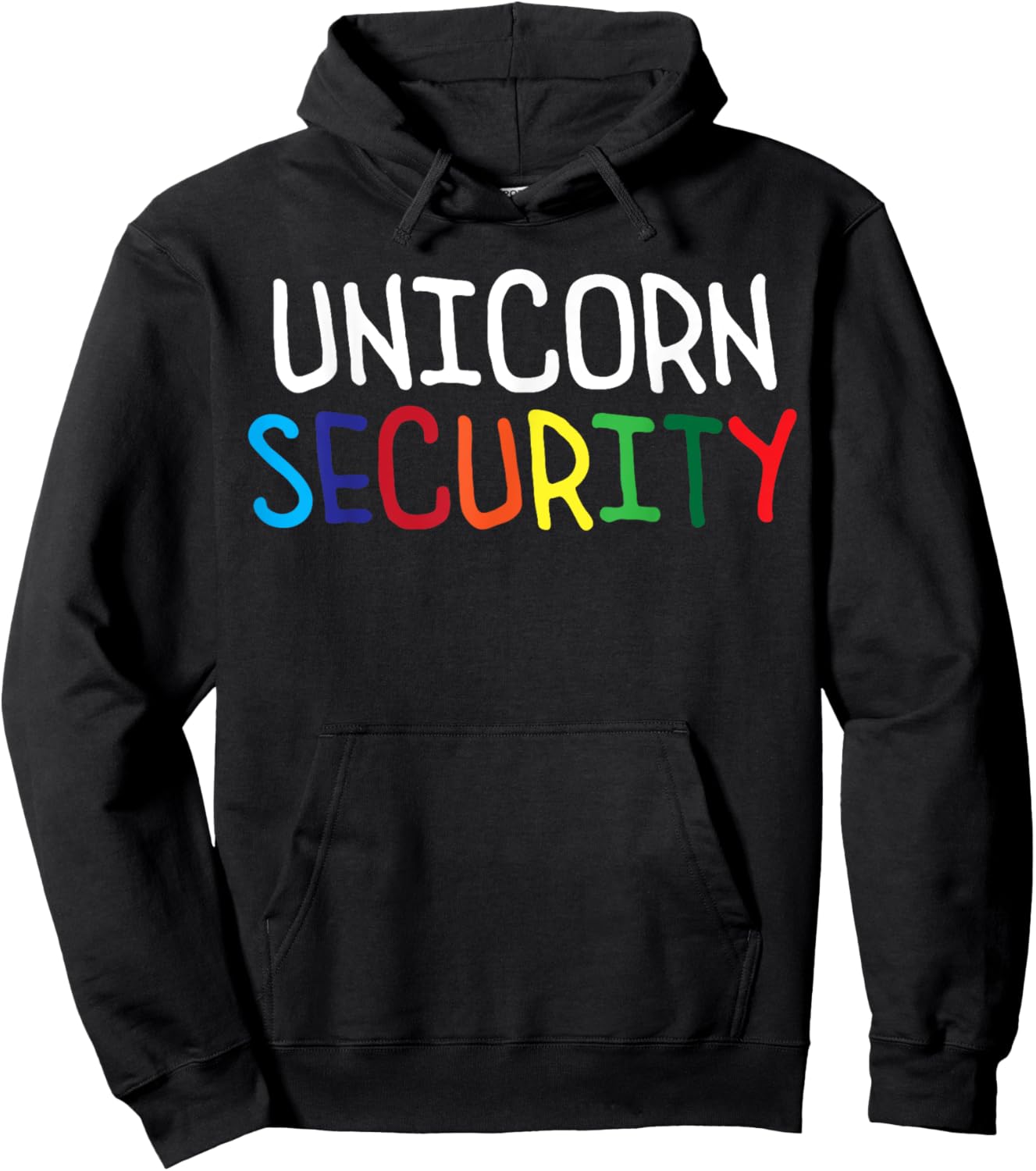 Halloween Mother Daughter Costume Unicorn Security Dad Mom Hoodie - Hoodie | Black