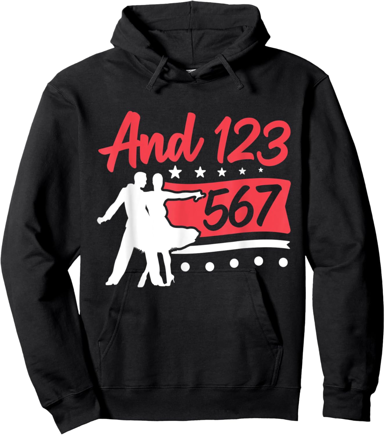 Latin Dancing Salsa Dancer And 1 2 3-5 6 7 Salsa Hoodie - Hoodie | Black