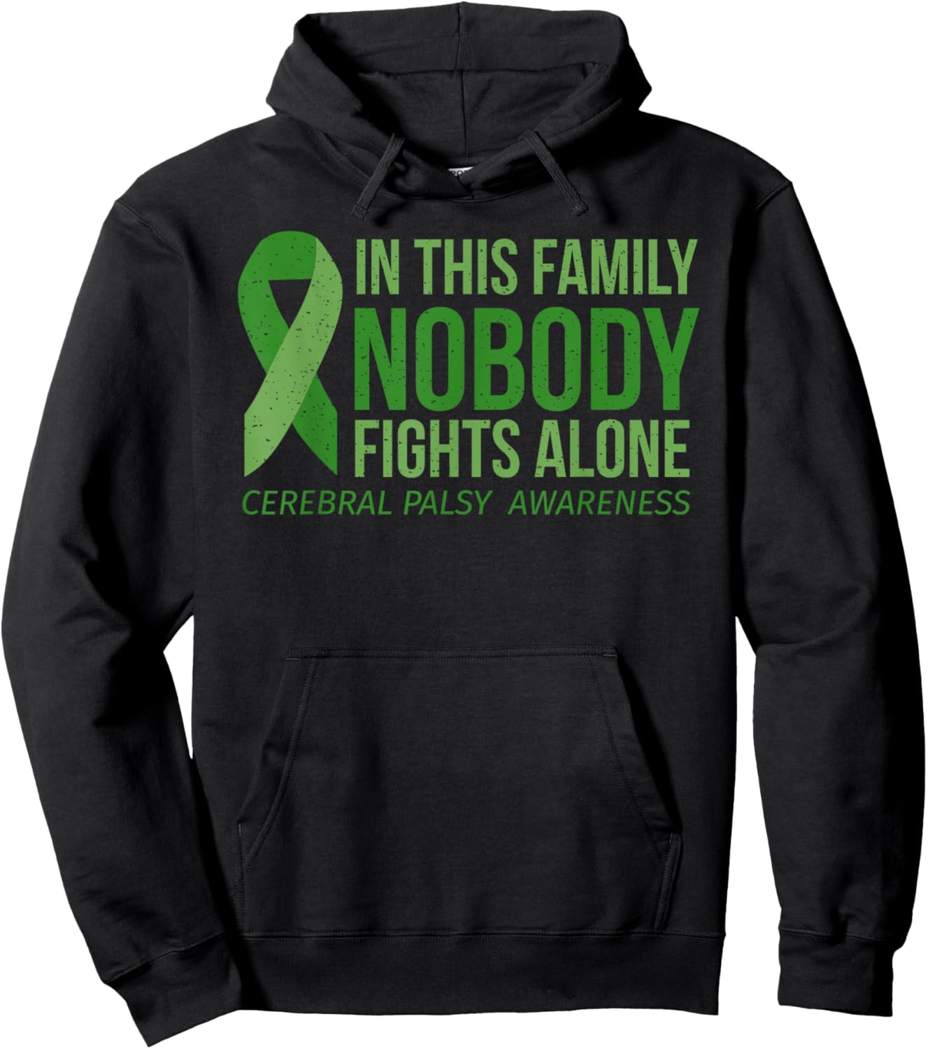 Cerebral Palsy Awareness In this Family Brain Damage CP Hoodie - Hoodie | Black