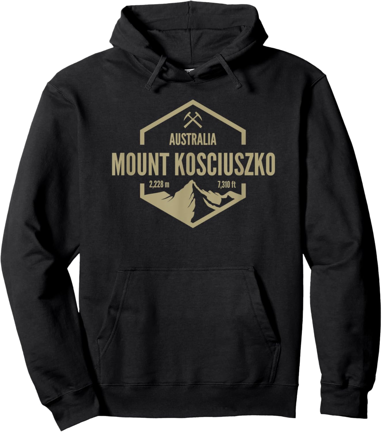 Mount Kosciuszko Hoodie - Hoodie | Black