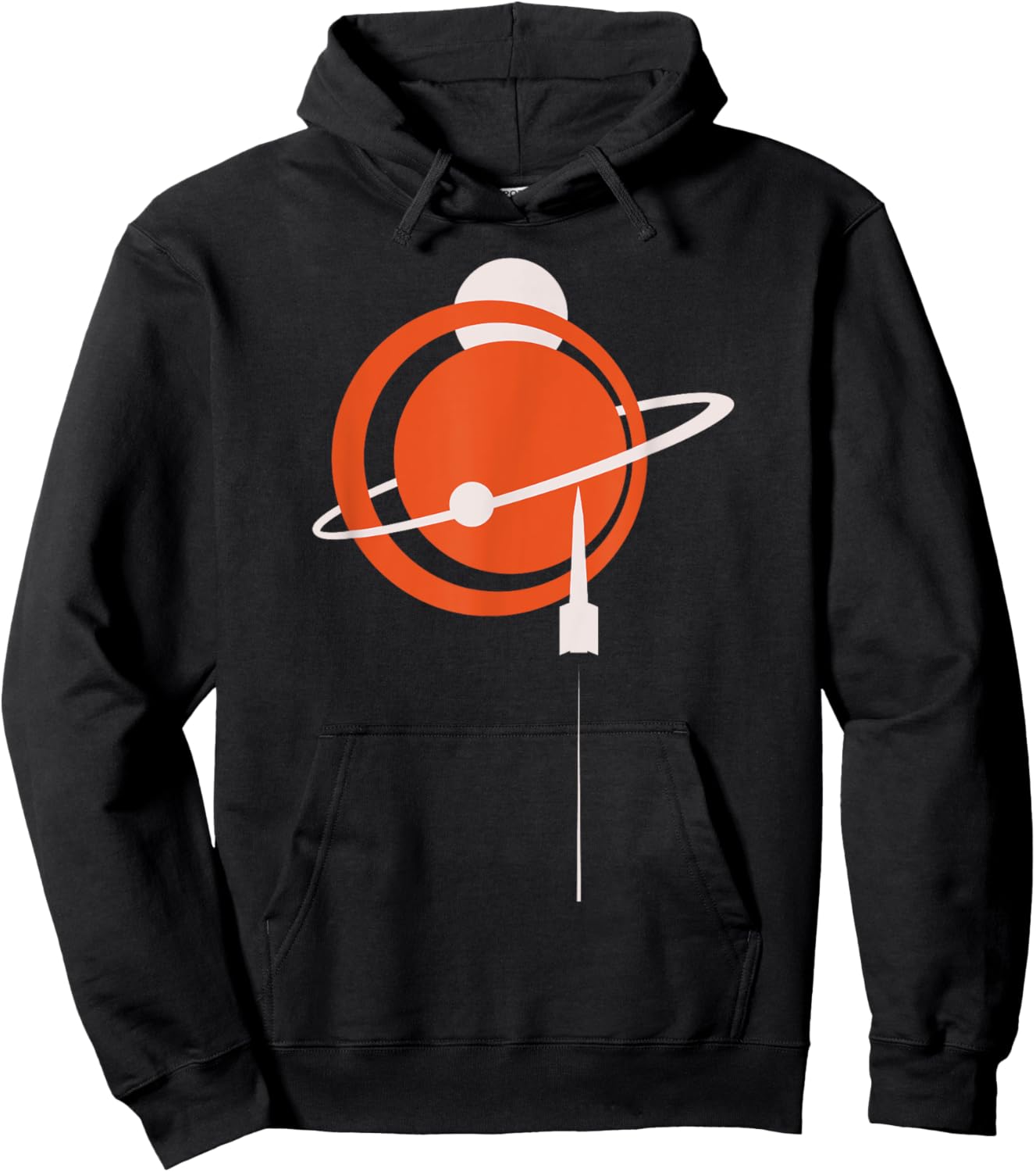 Vintage Sputnik USSR Soviet Union Soviet Propaganda Hoodie - Hoodie | Black