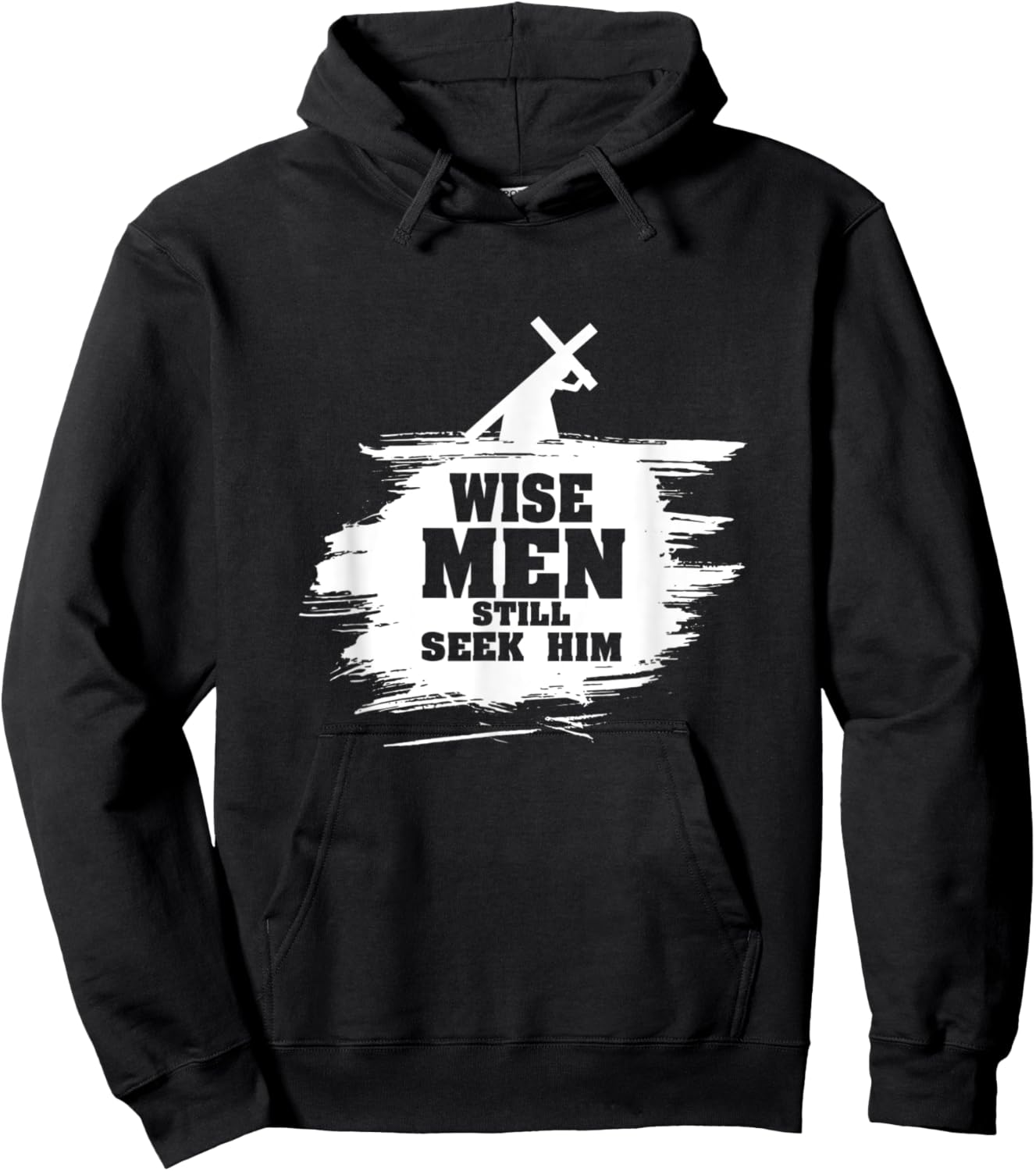 Wise Men Still Seek Him - Christian Faith Jesus Hope - Star Hoodie - Hoodie | Black