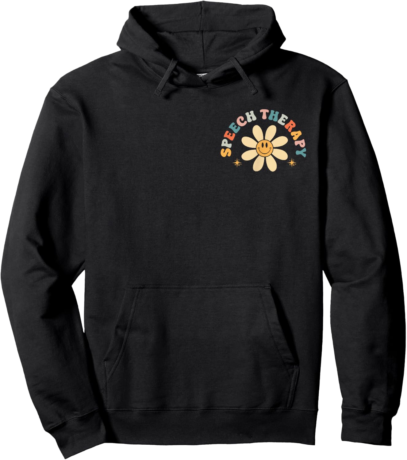 Speech Therapy Pocket Design SLP Language Pathologist Hoodie - Hoodie | Black