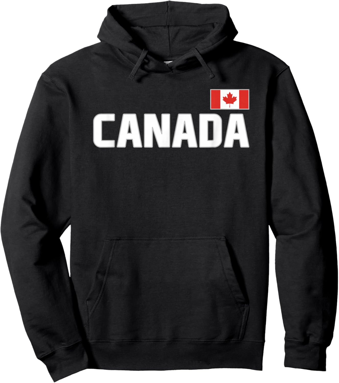 Canada Flag Canadian Pride International Country Hoodie - Hoodie | Black