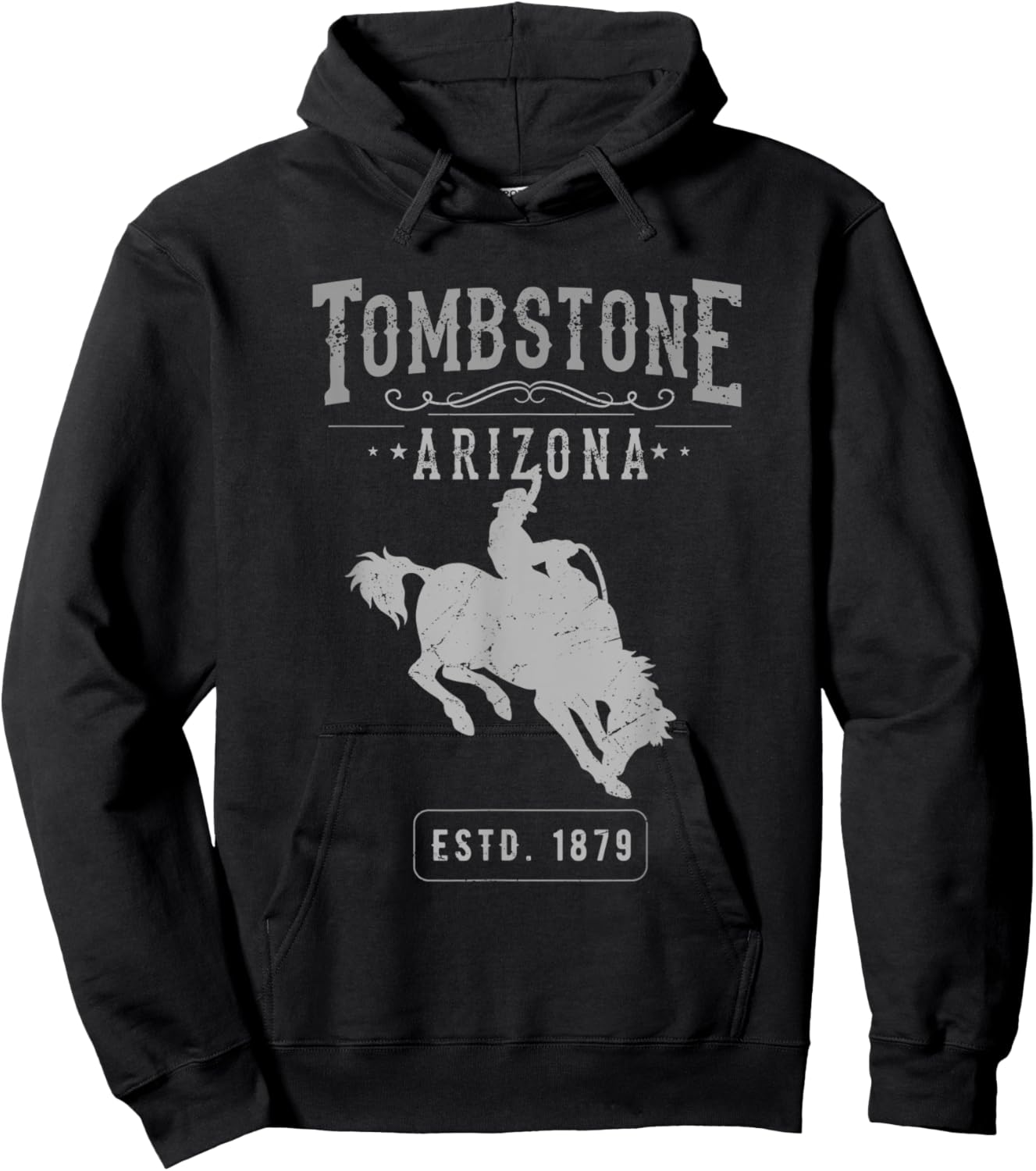 Cowboy and Western Movie or Tombstone Arizona Hoodie - Hoodie | Black