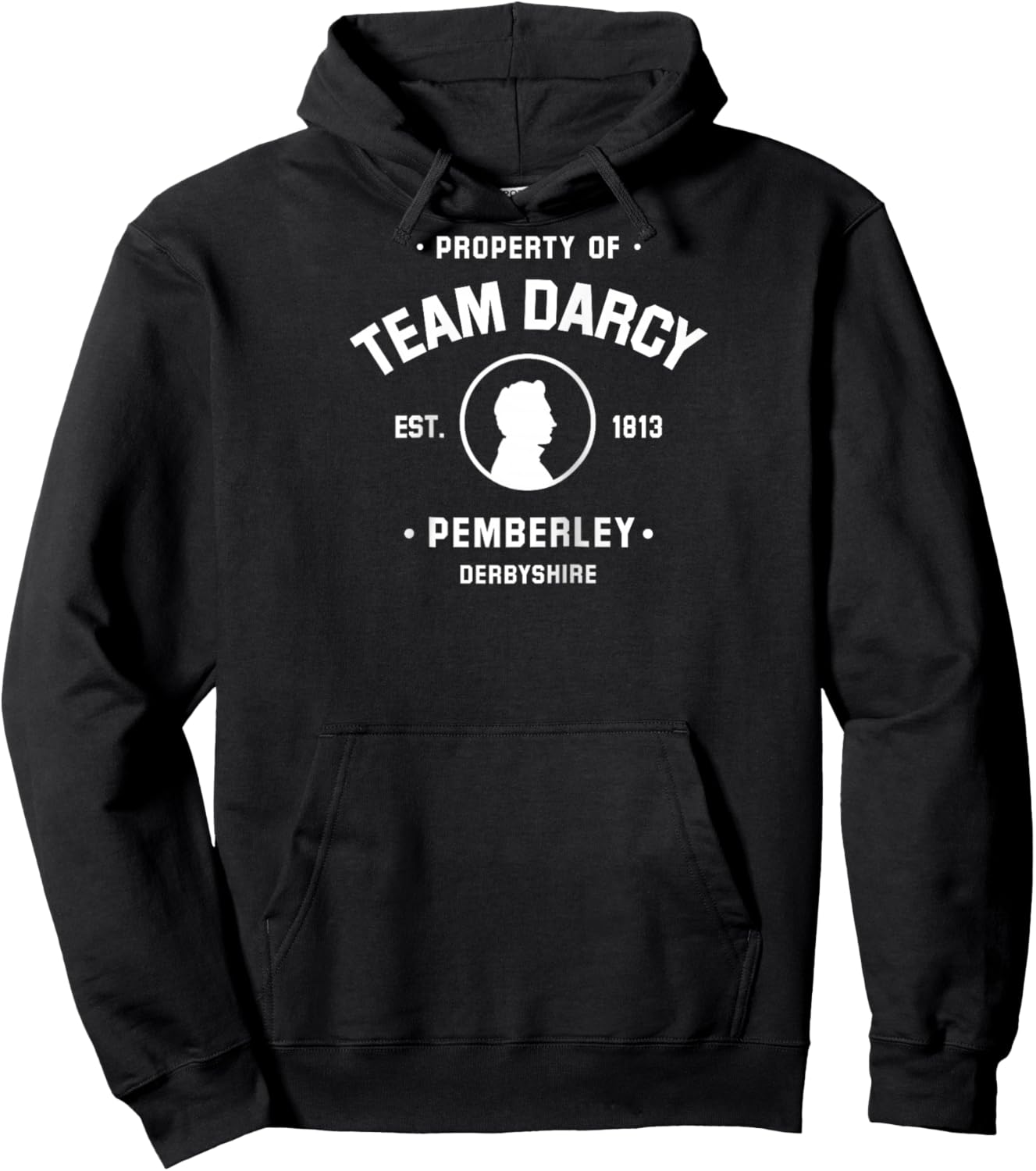 Mr Darcy Pride and Prejudice Jane Austen - Team Darcy Raglan Baseball Hoodie - Hoodie | Black