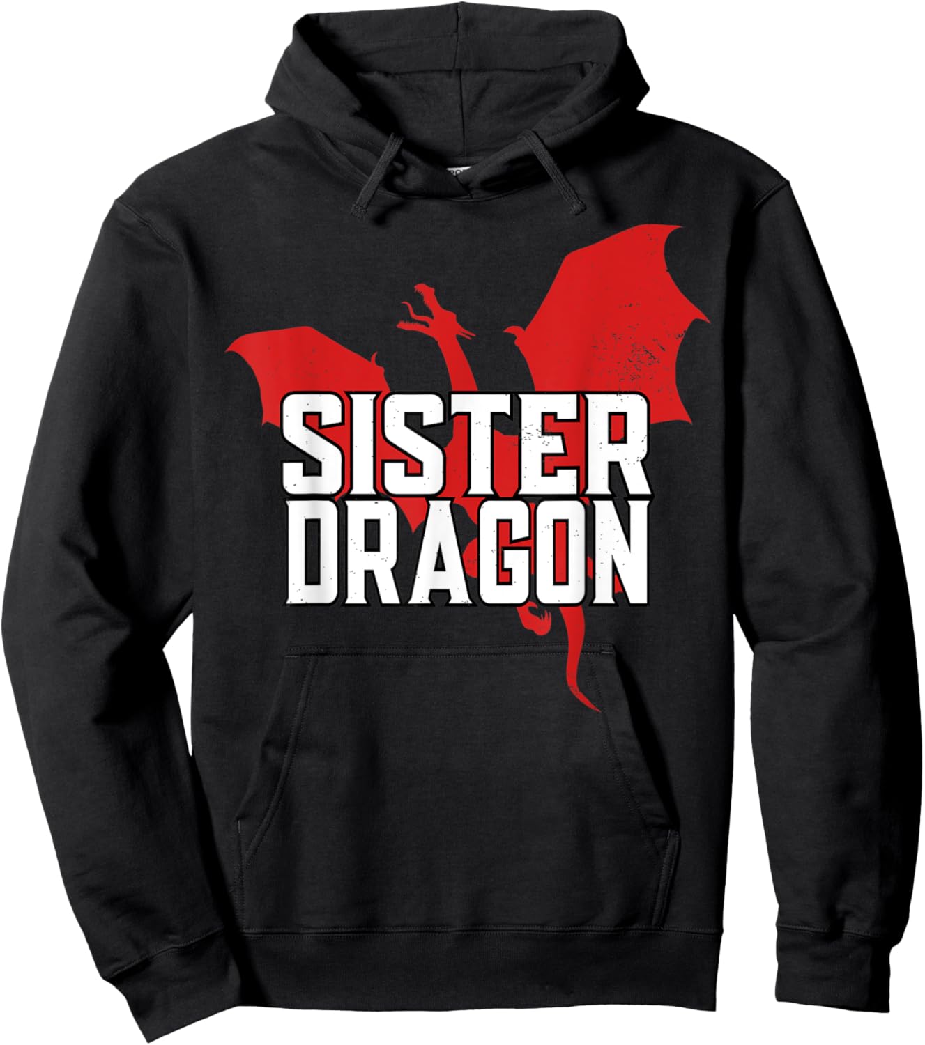 Sister Dragon Lover Hoodie - Hoodie | Black