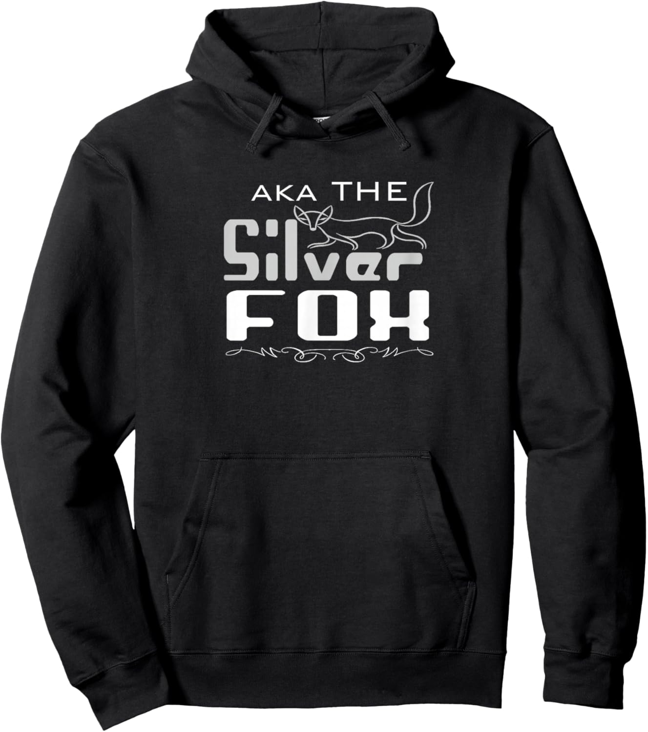 aka The Silver Fox For Seniors & Boomers Hoodie - Hoodie | Black